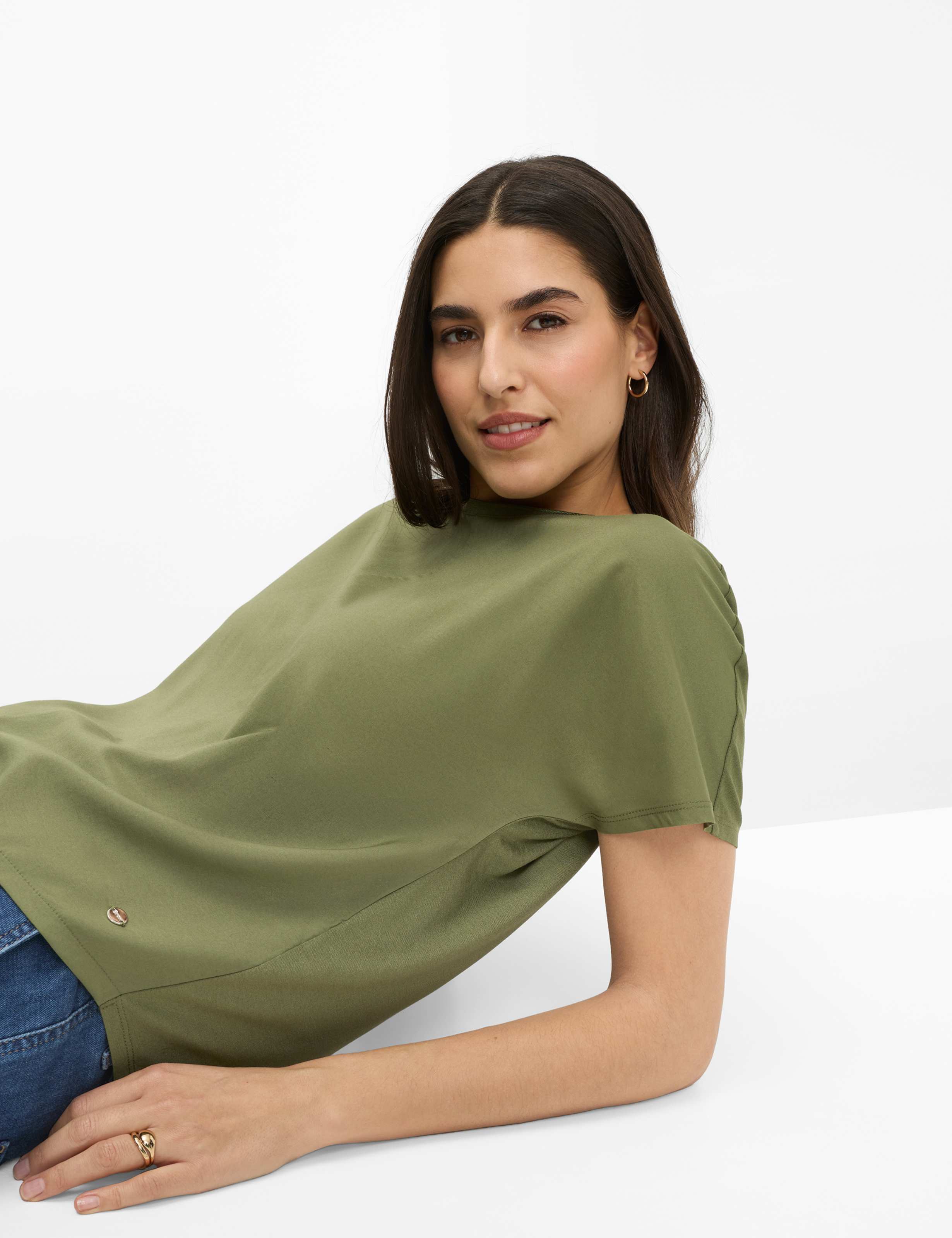 Dames Style CARLA S Groen - Olijf  Detail 1