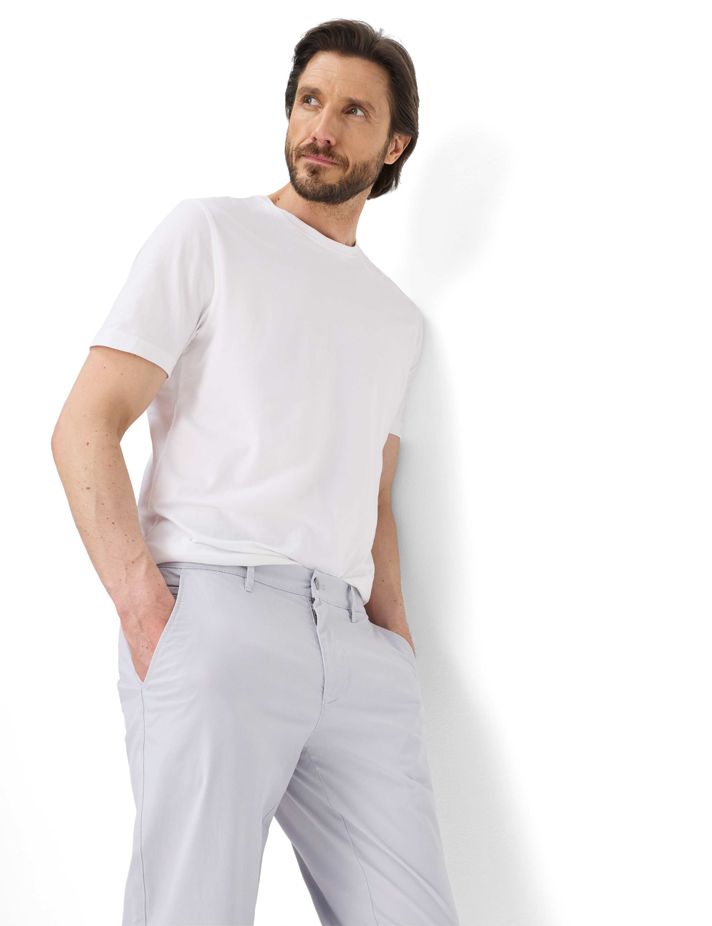 Homme Style THILO Gris Clair Regular Fit Détail 1