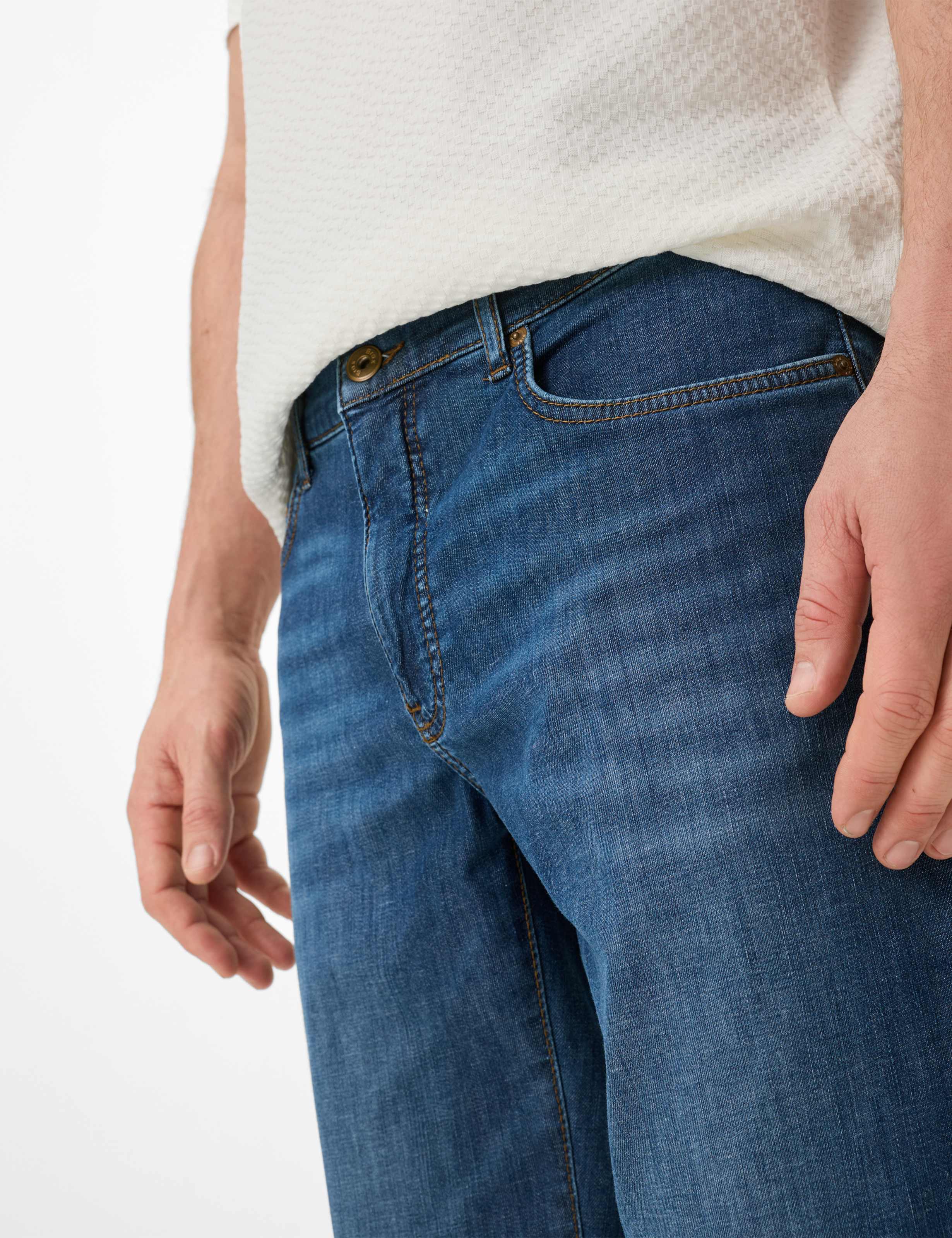 Homme Style CADIZ Denim Bleu Straight Fit Détail 2