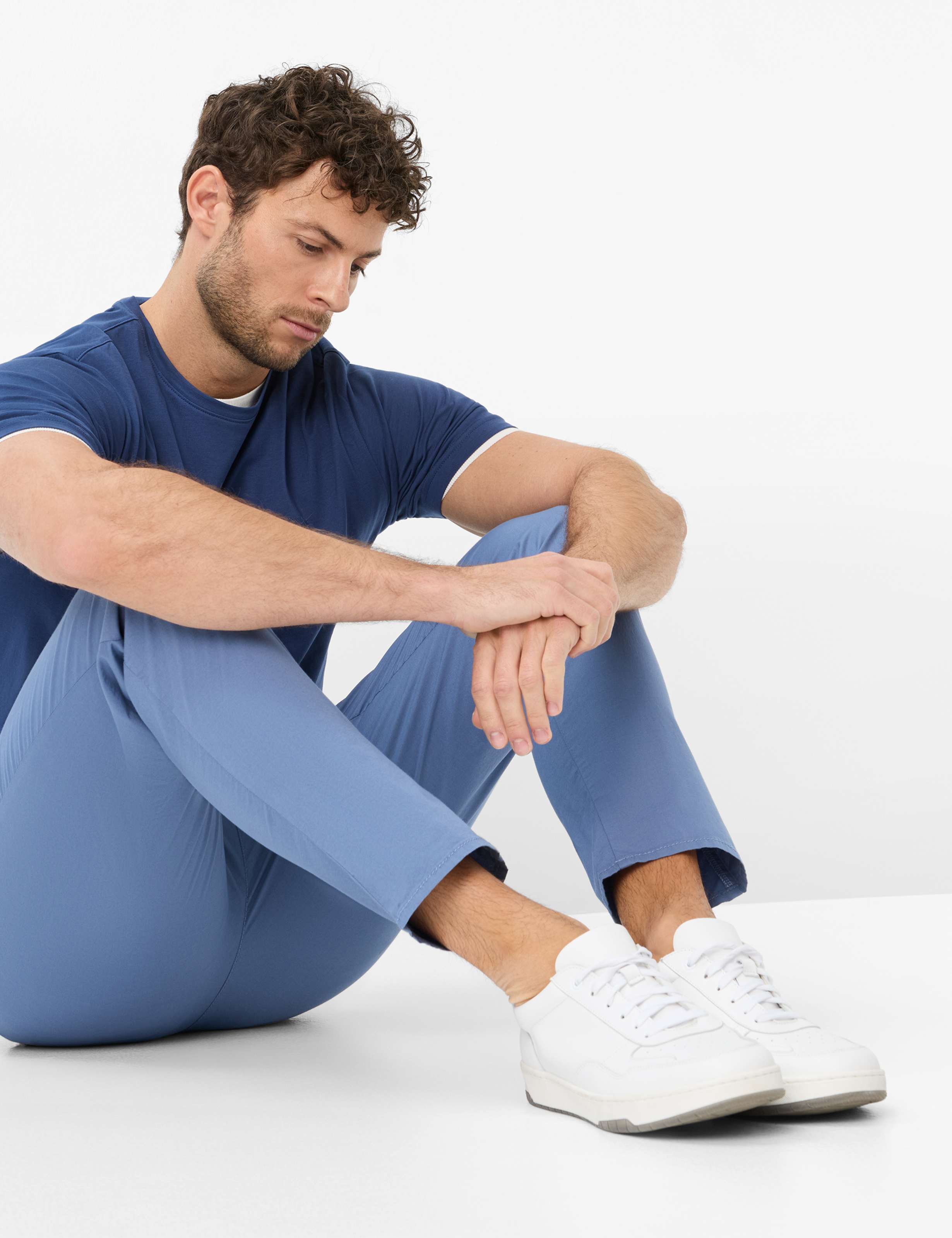 Men Style FABIO Blue Modern Fit Detail 1