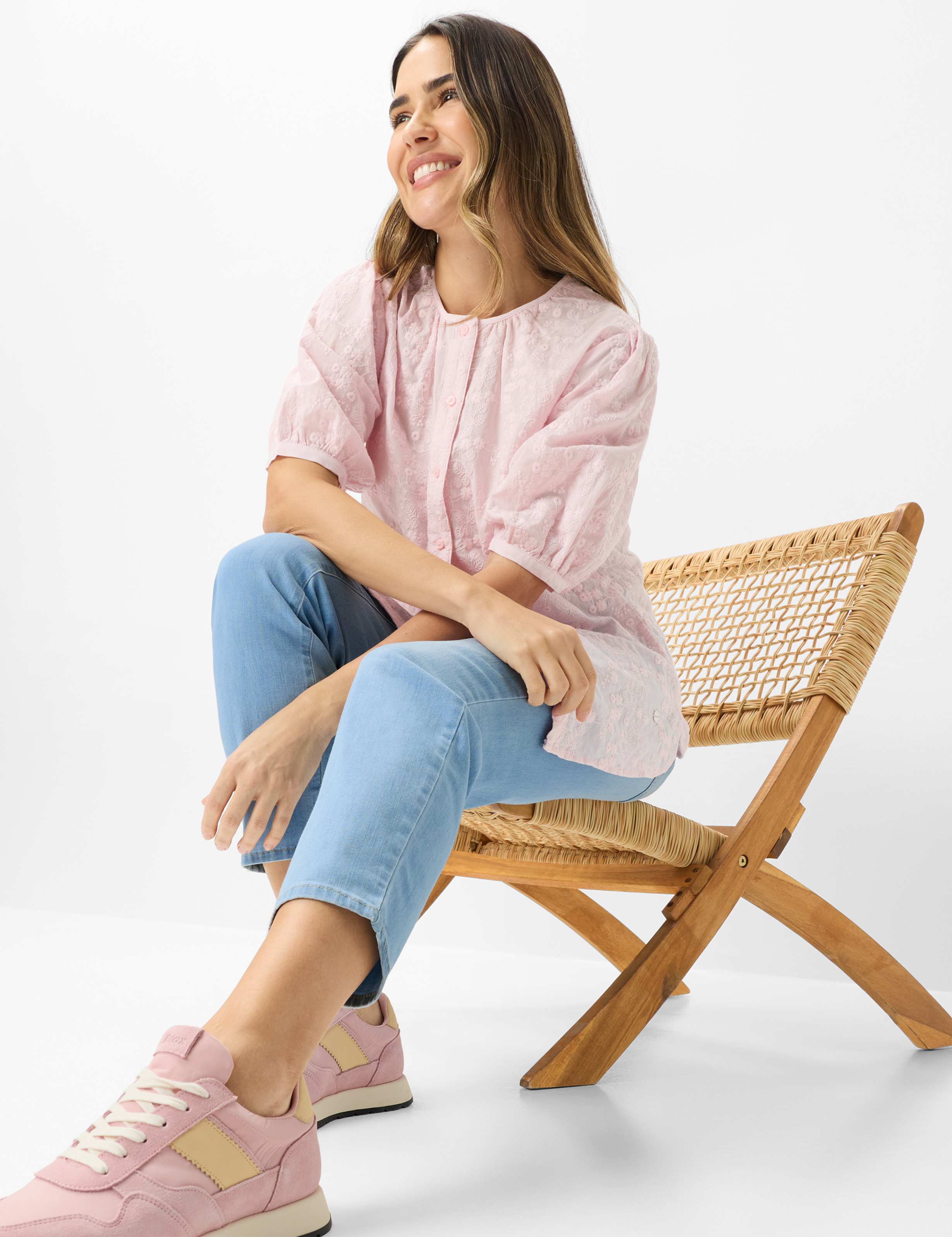 Dames Style CAROLA S Denim Blauw Feminine Fit Detail 1