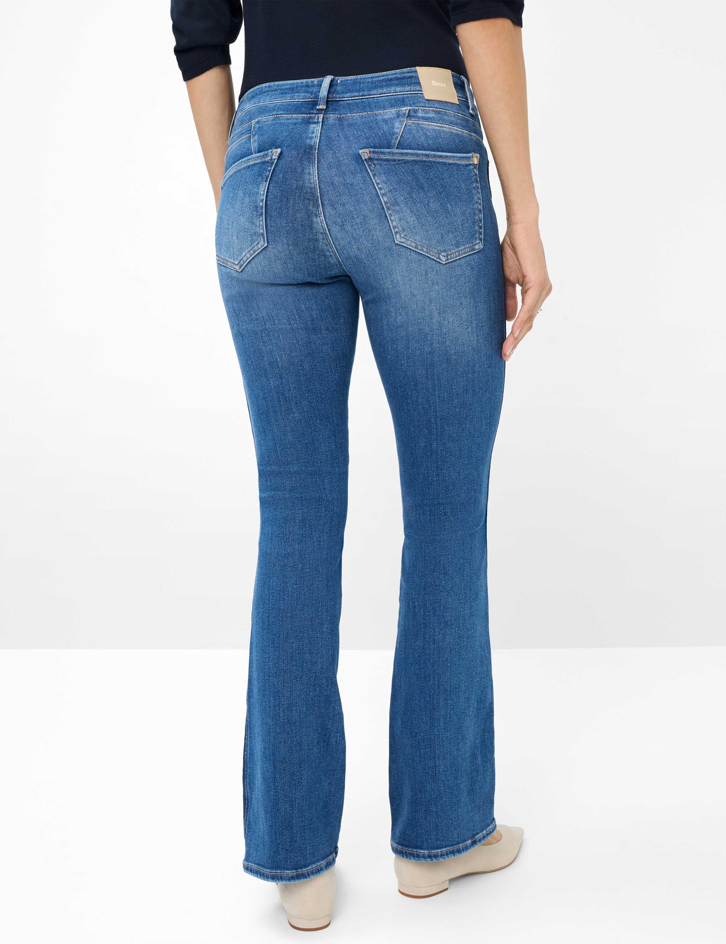 Women Style ANA Denim Blue Skinny Fit Model back