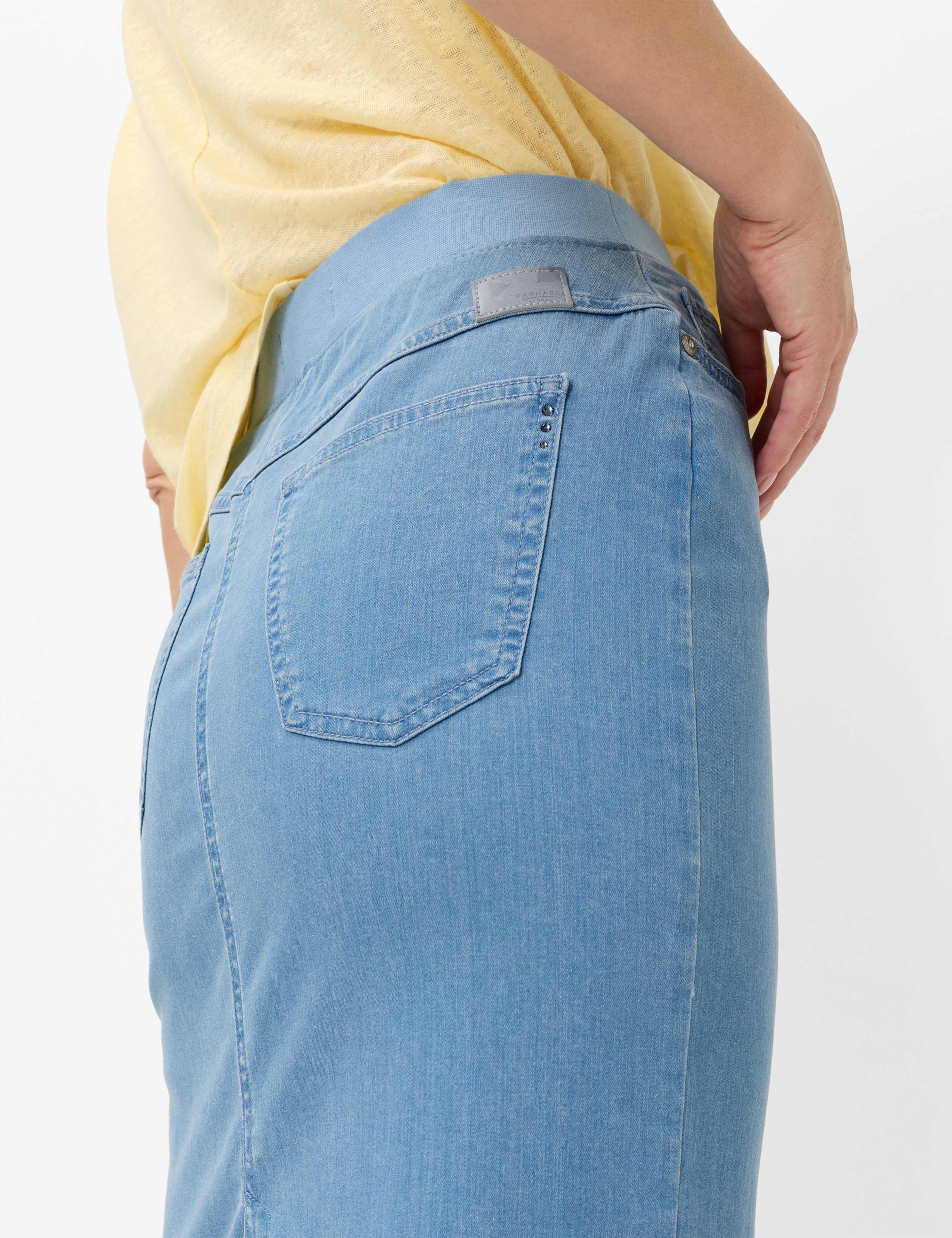 Damen Style PAMINA SKIRT Denim Hellblau Slim Fit Detail 2