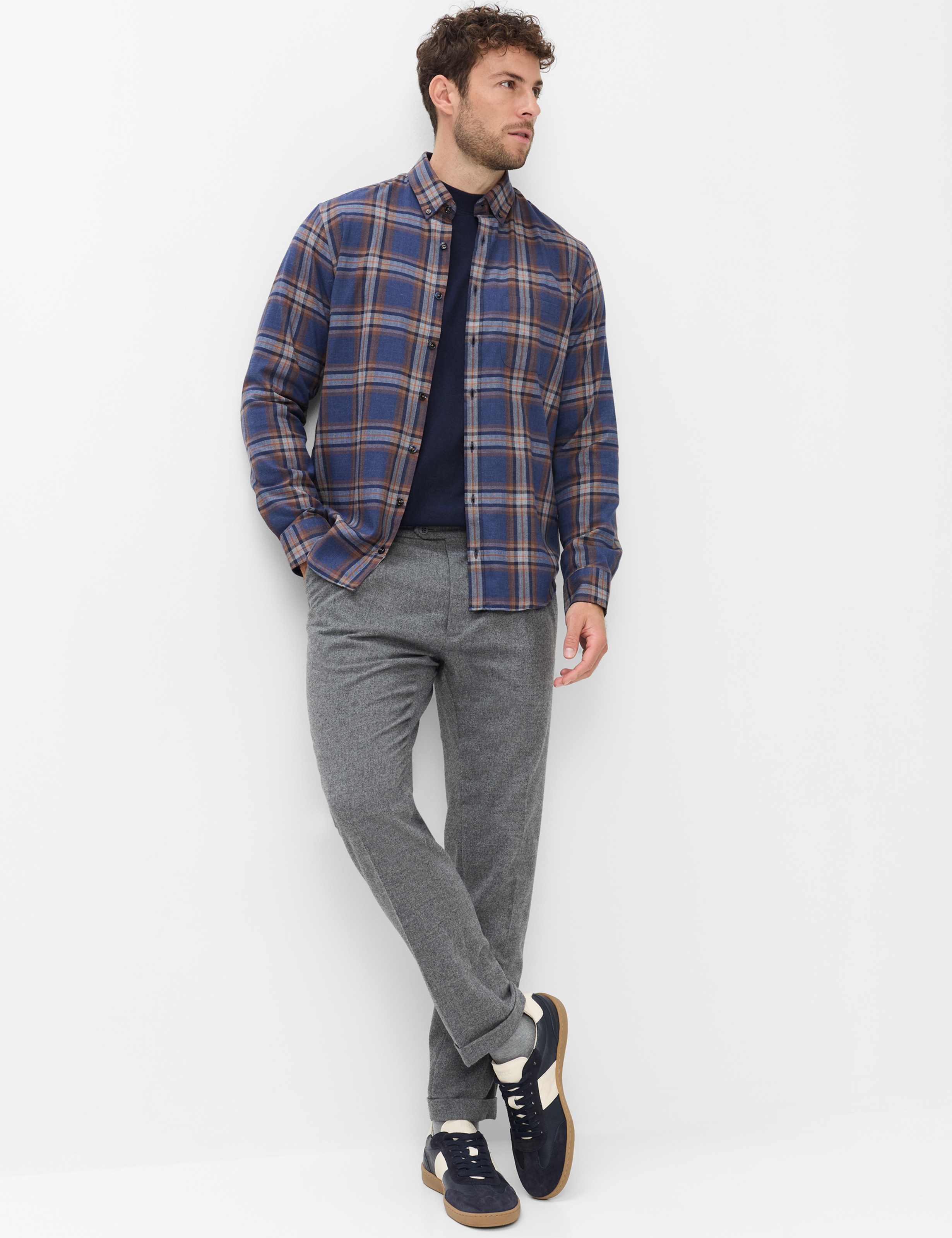 Heren Style DANIEL Donkerblauw  Model outfit