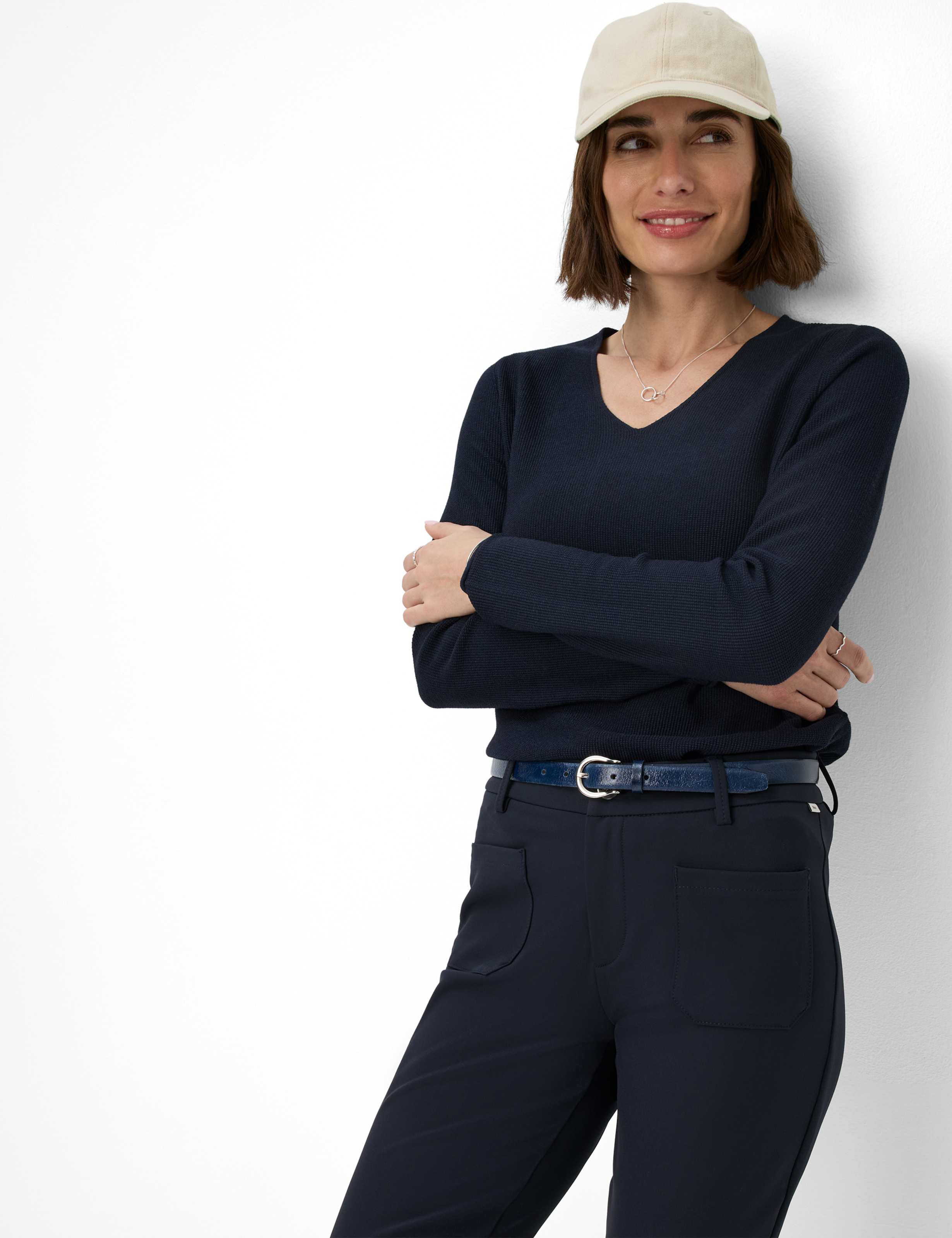 Damen Style SHAKIRA S Dunkelblau Slim Fit Detail 1
