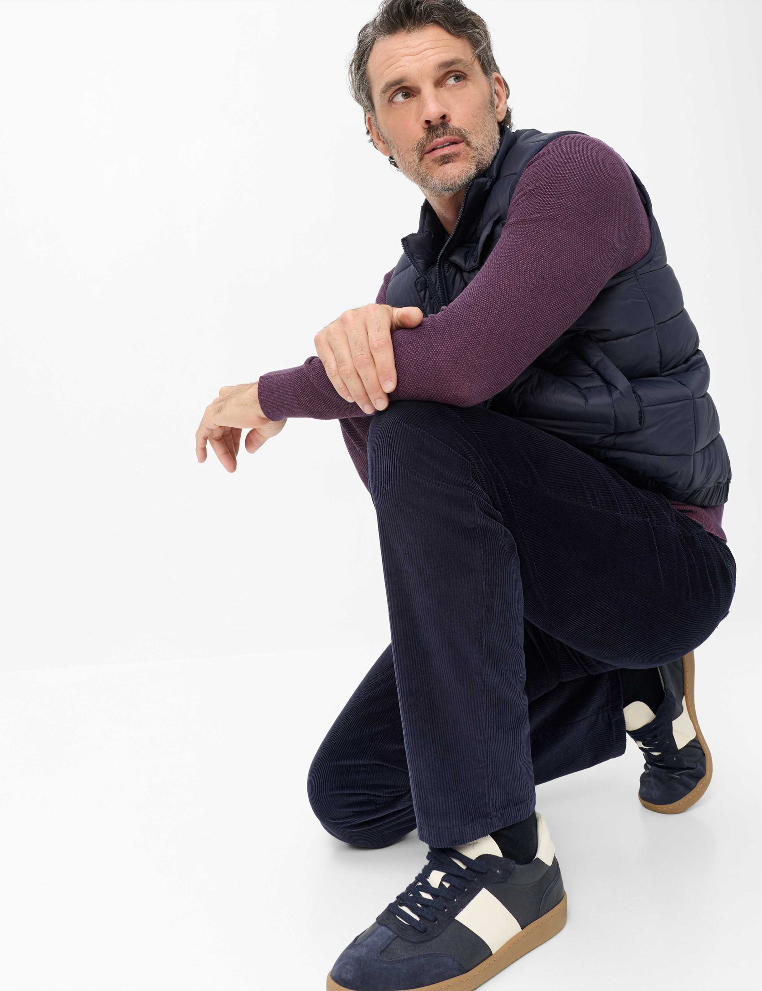 Herren Style THILO Dunkelblau Regular Fit Detail 1