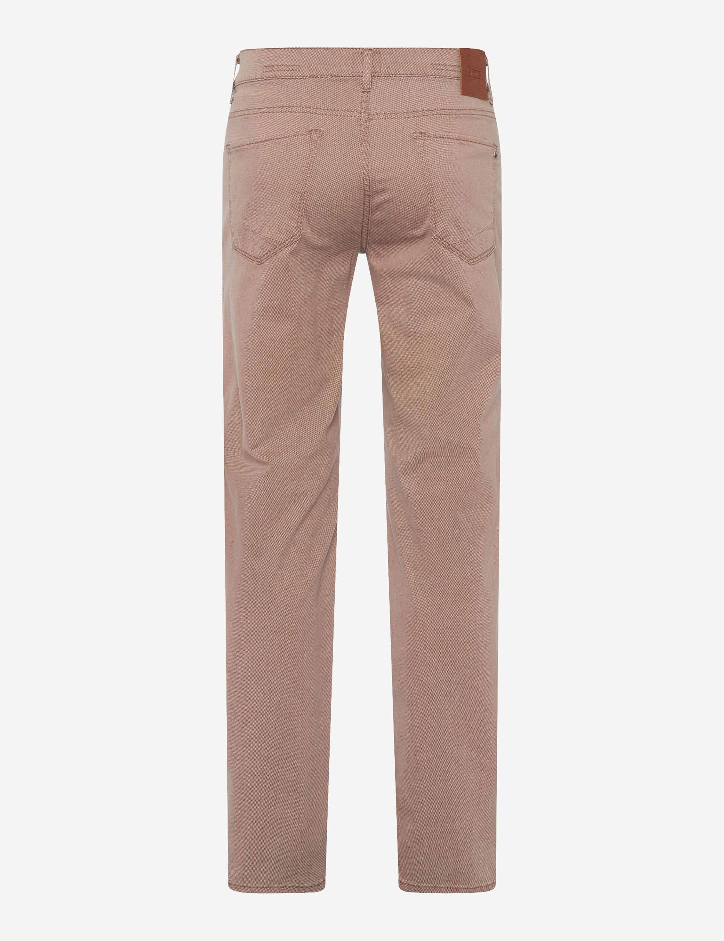Herre Style CHUCK Lysbrun Modern Fit Udskæring bagpå