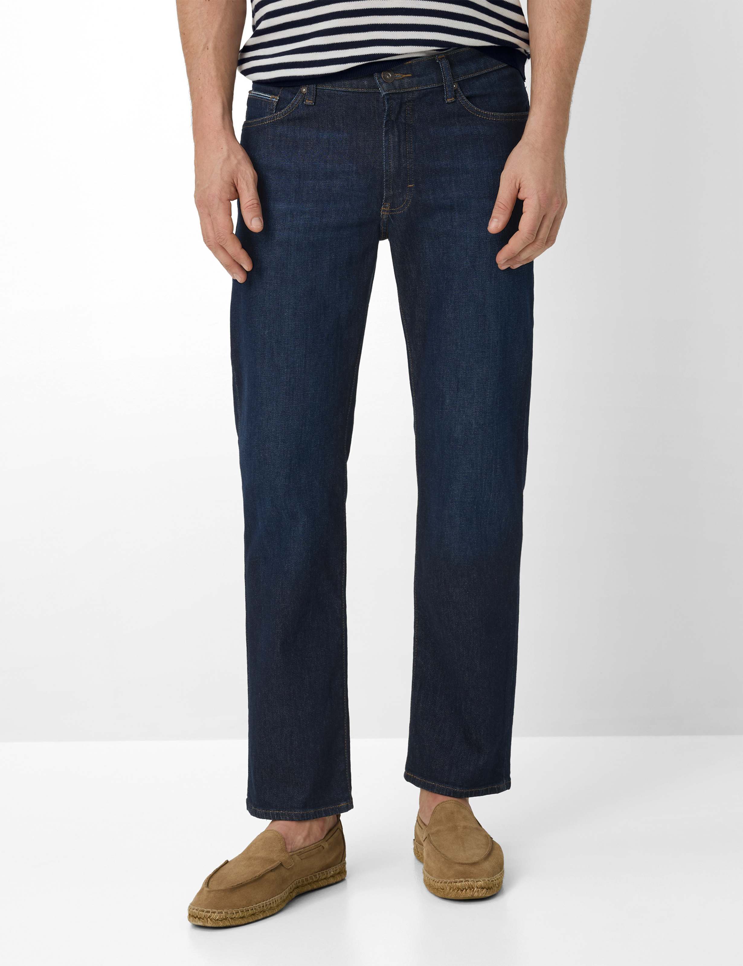 Thumbnail - Brax Herren Five-Pocket-Hose Style CLINT DARK VINTAGE USED, denim dunkelblau, Gr. 31/32