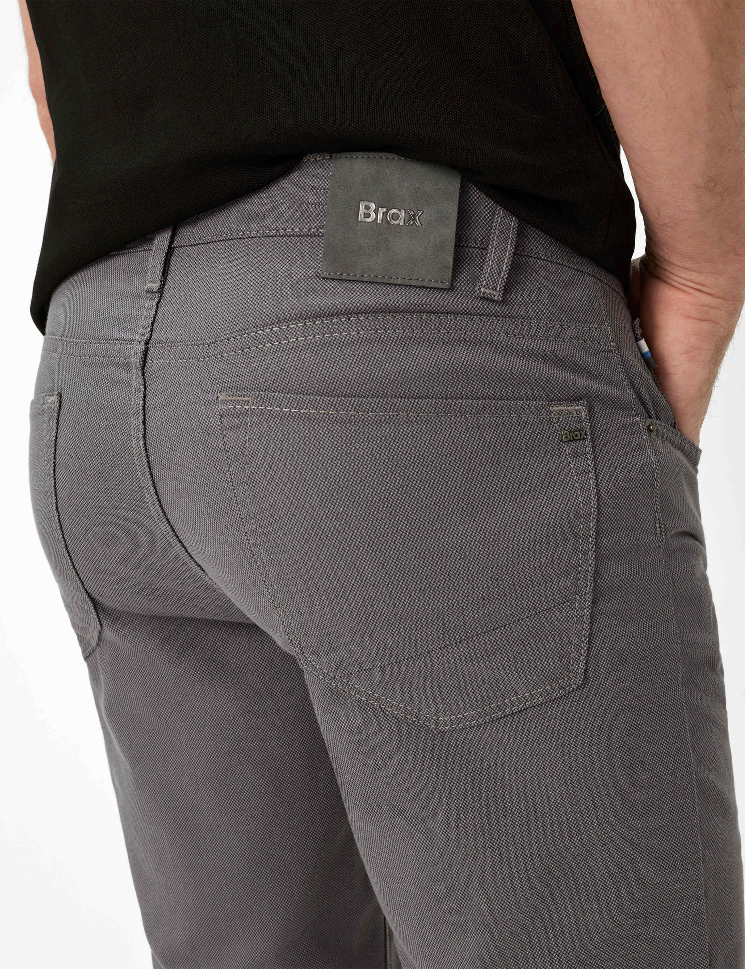 Men Style CHUCK Dark Gray Modern Fit Detail 2