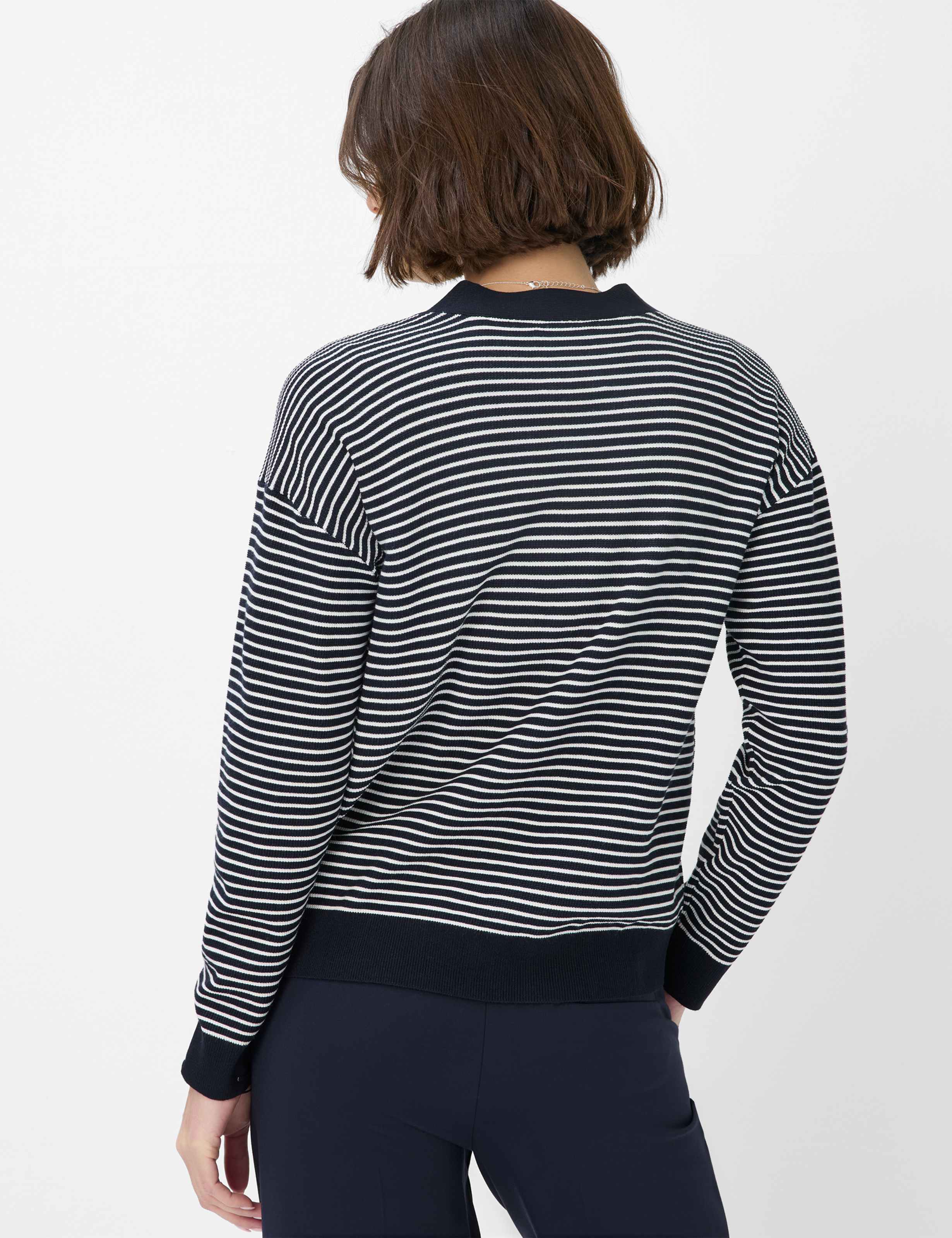 Damen Style ANIQUE Dunkelblau  Model Rueck