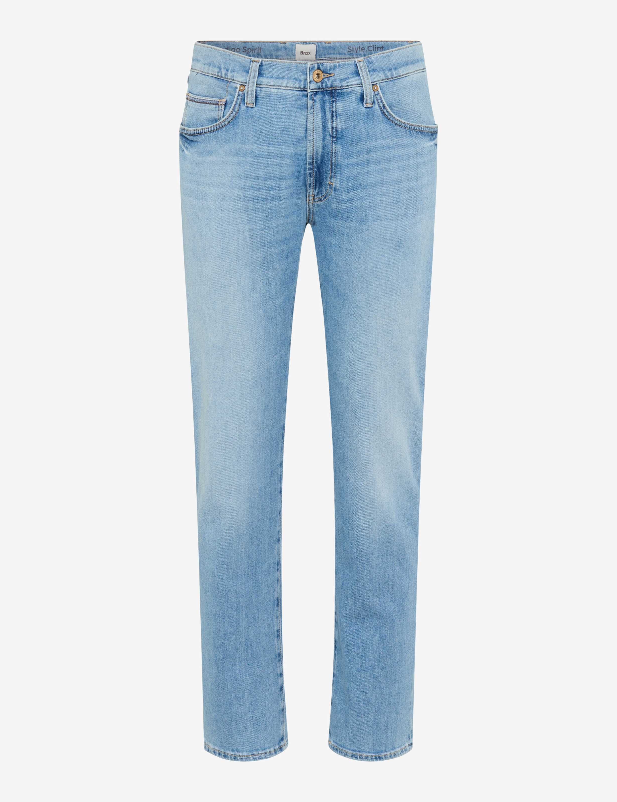 Men Style CLINT Light Blue Straight Fit Stand-alone front view