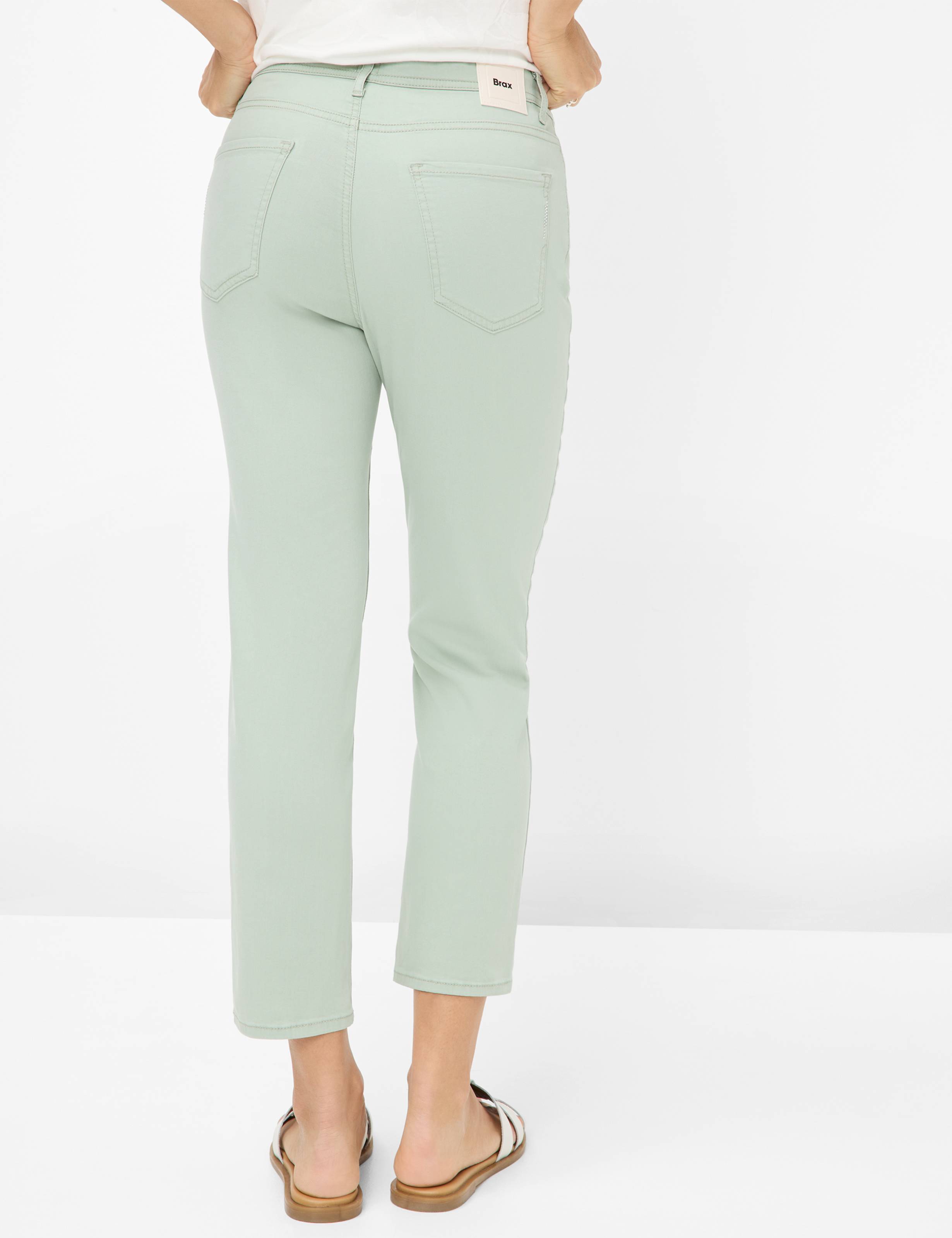 Women Style MARY S Denim Light Green Regular Fit Model back