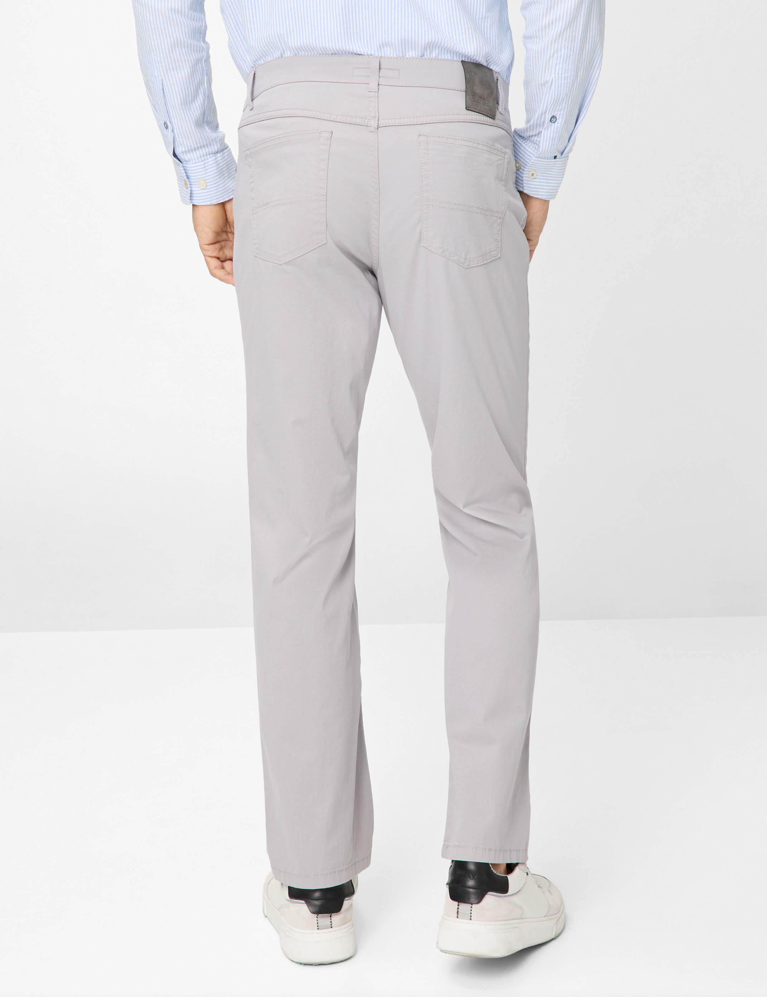 Homme Style CARLOS Gris Clair Regular Fit Dos mannequin