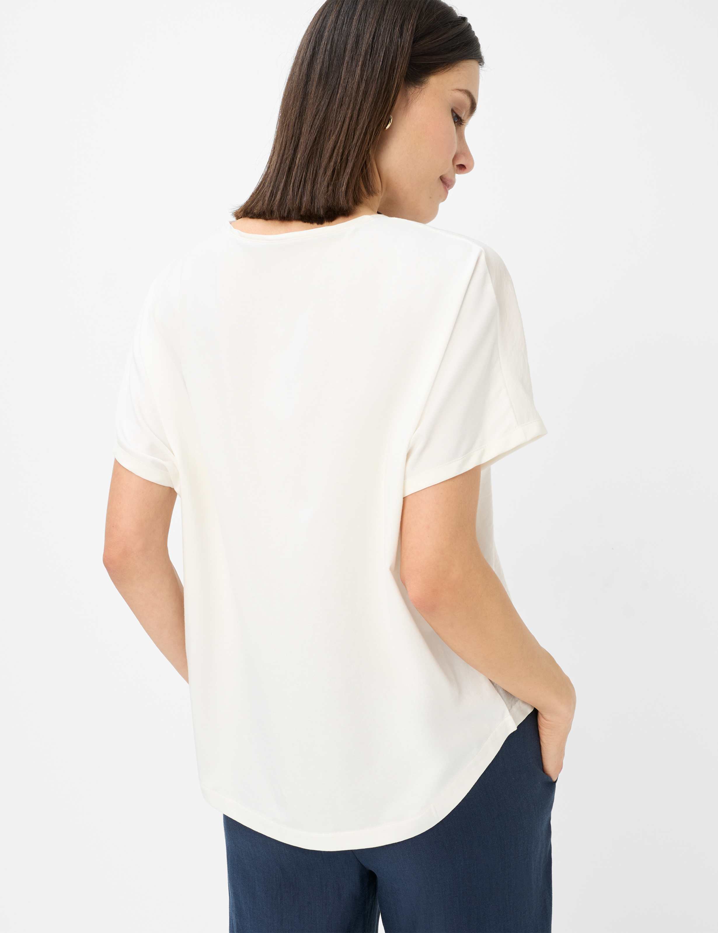 Damen Style CARA Cremeweiß  Model Rueck