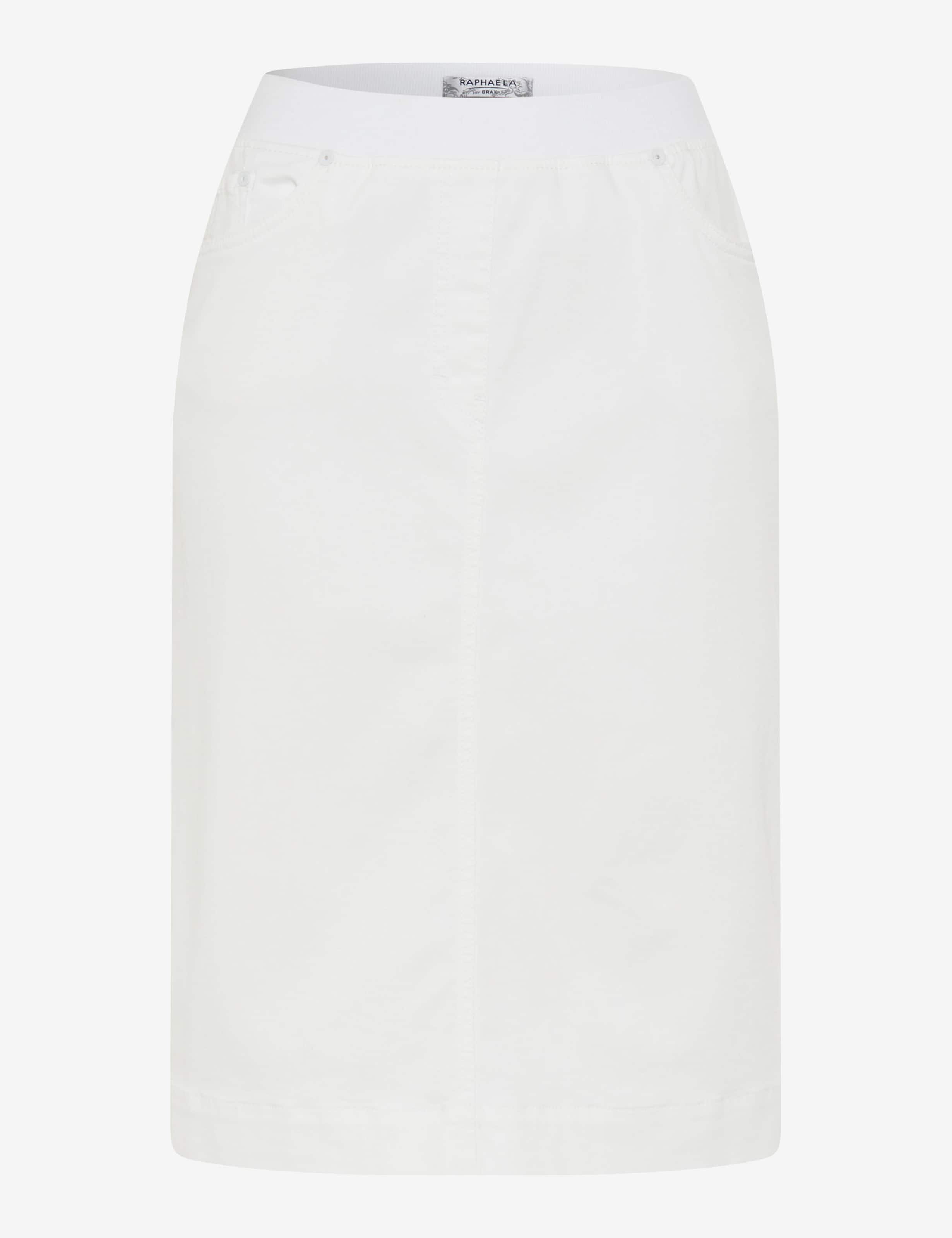 Dames Style PAMINA SKIRT Denim Wit Slim Fit Beeld voorkant