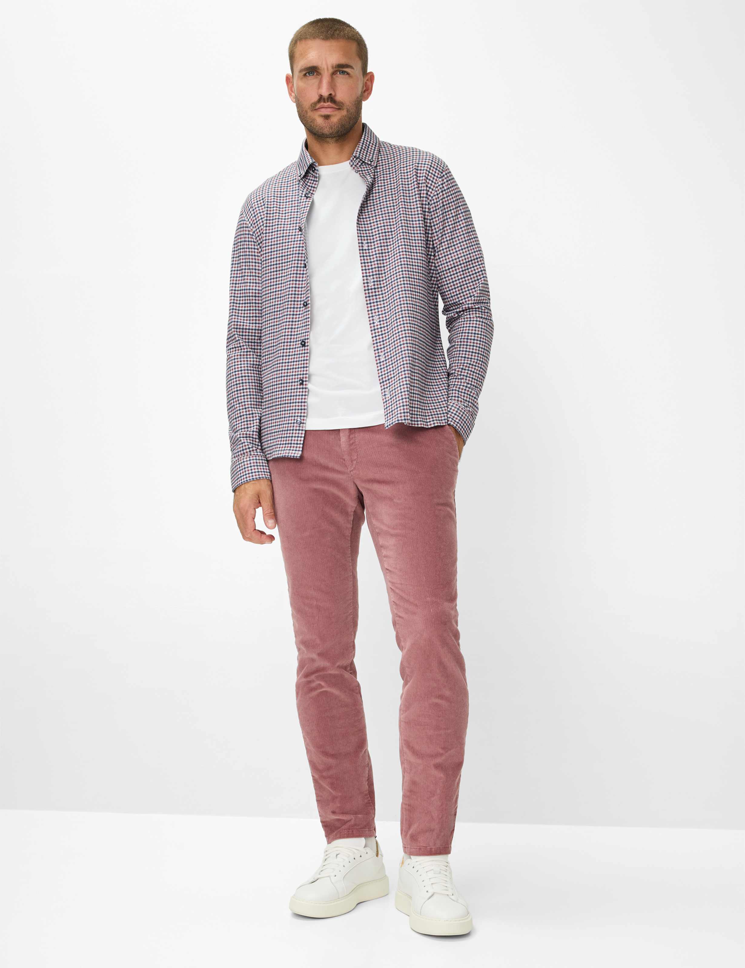 Heren Style DANIEL Donkerrood  Model outfit