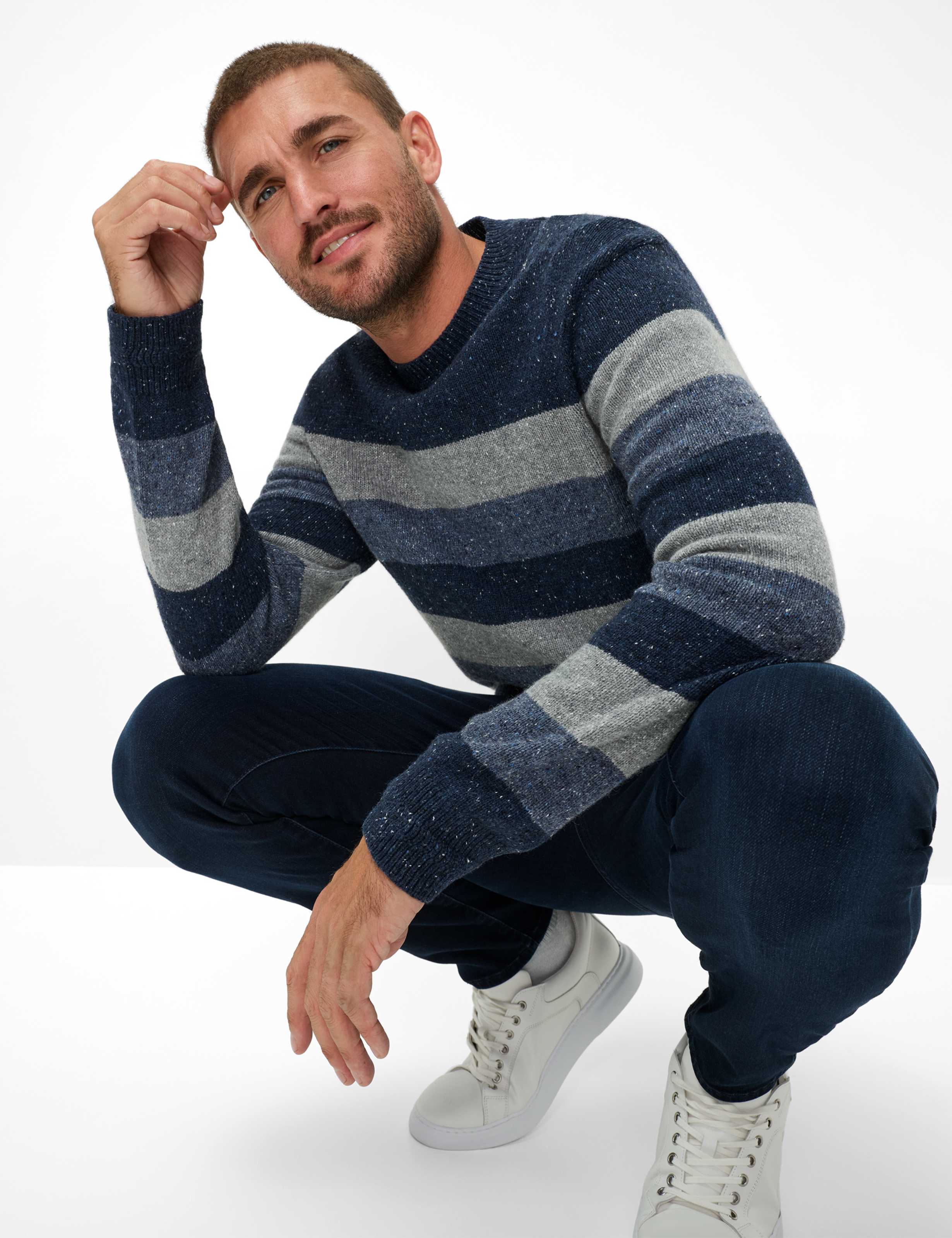 Heren Style RICK Blauw  Detail 1