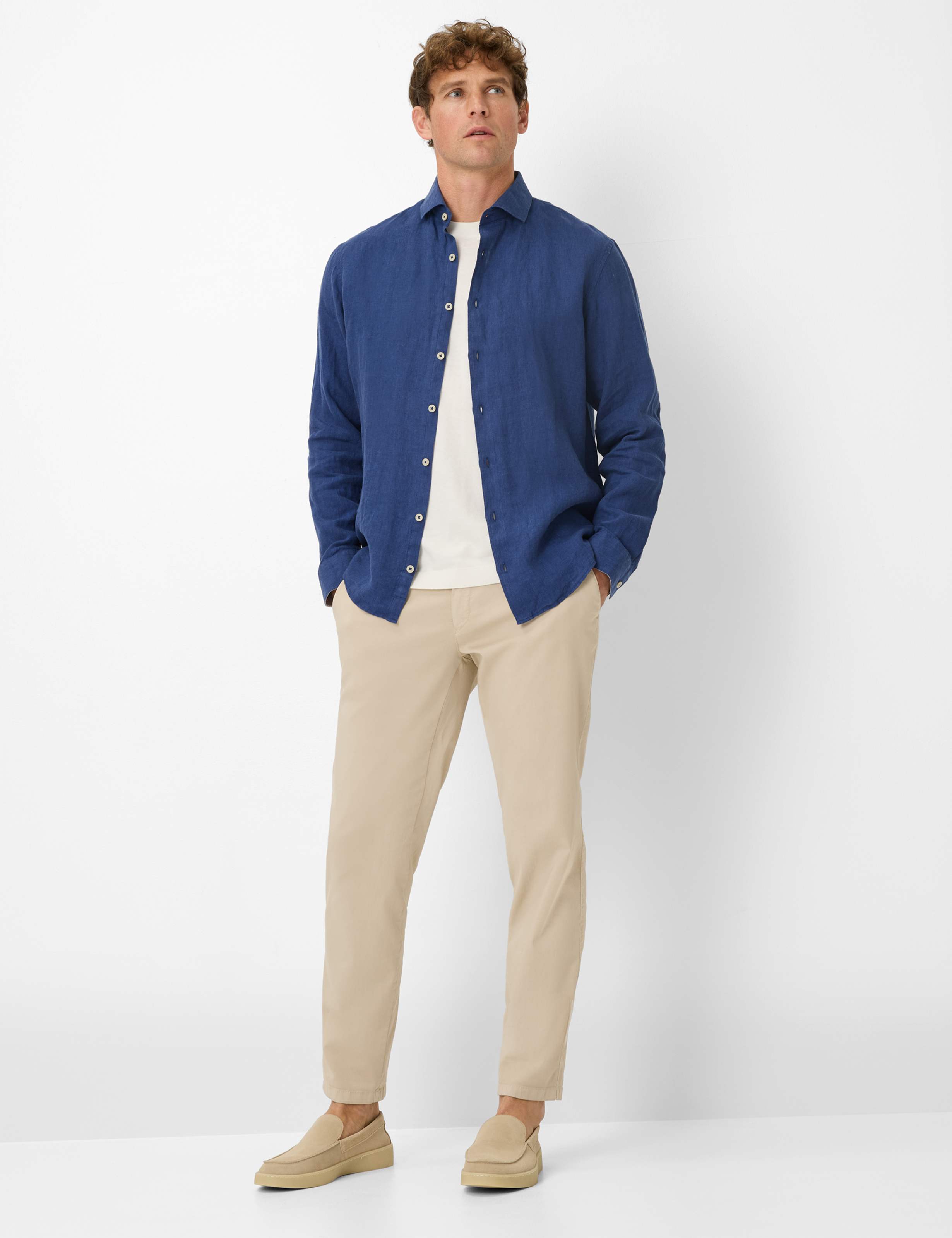 Herre Style HAROLD Mørkeblå  Model Outfit