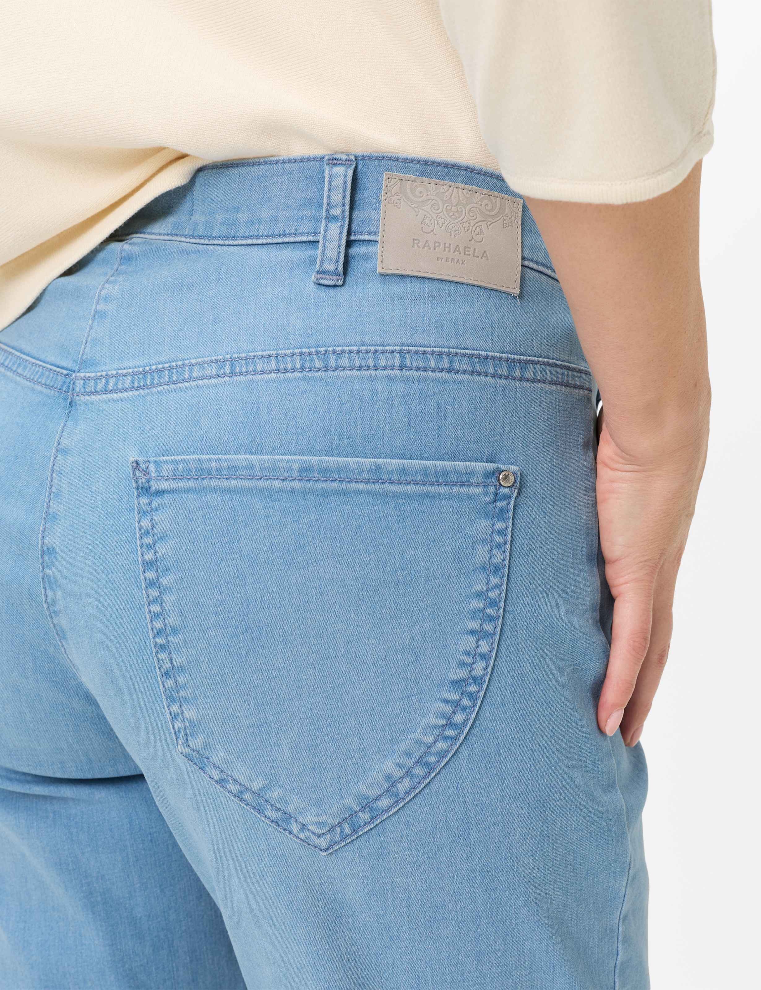 Dames Style CORRY Denim Lichtblauw Comfort Plus Fit Detail 2