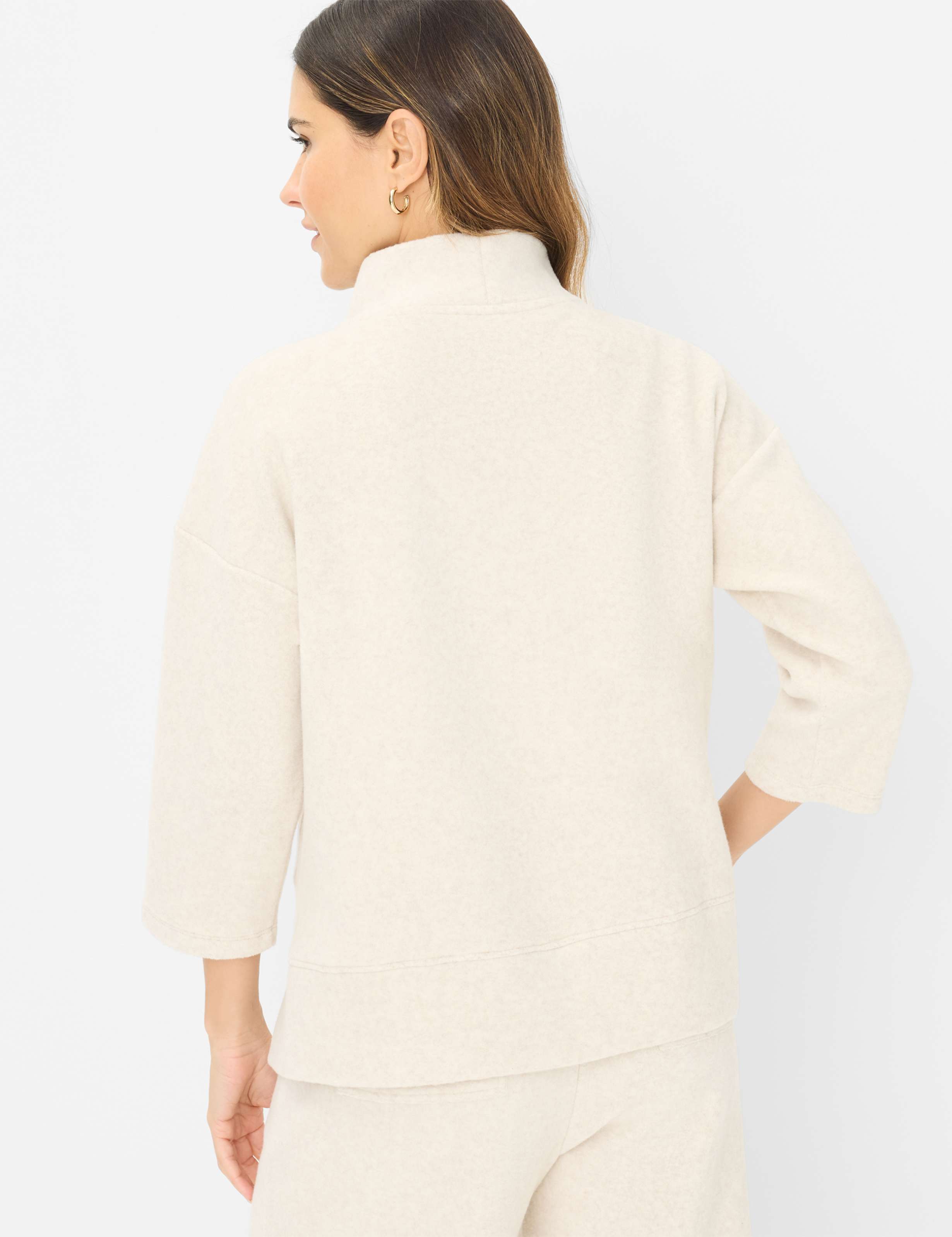 Thumbnail - Brax Damen Sweatshirt Style BO L canvas, hellbeige, Gr. 36