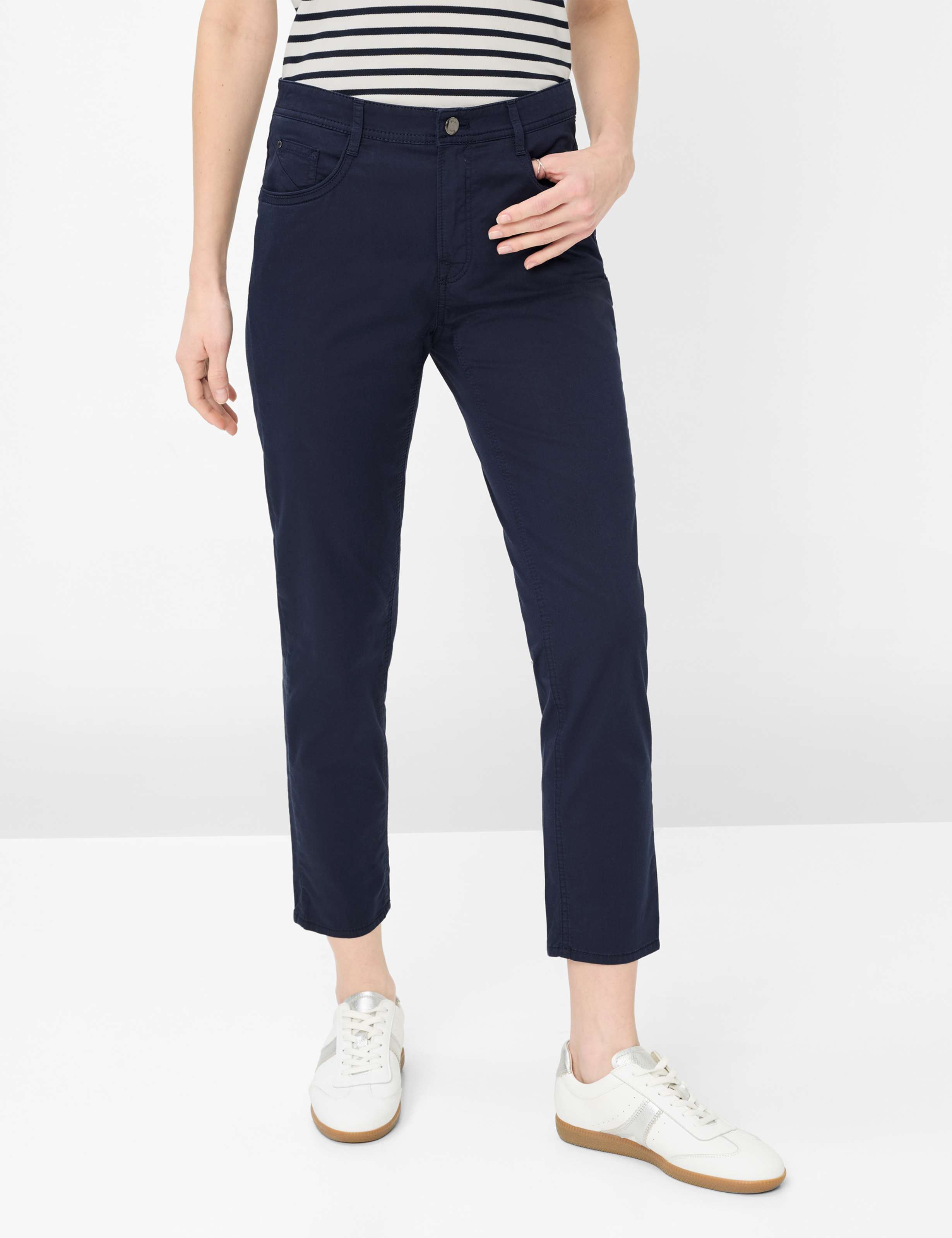 Thumbnail - Brax Damen Five-Pocket-Hose Style CAROLA S NAVY, dunkelblau, Gr. 38L