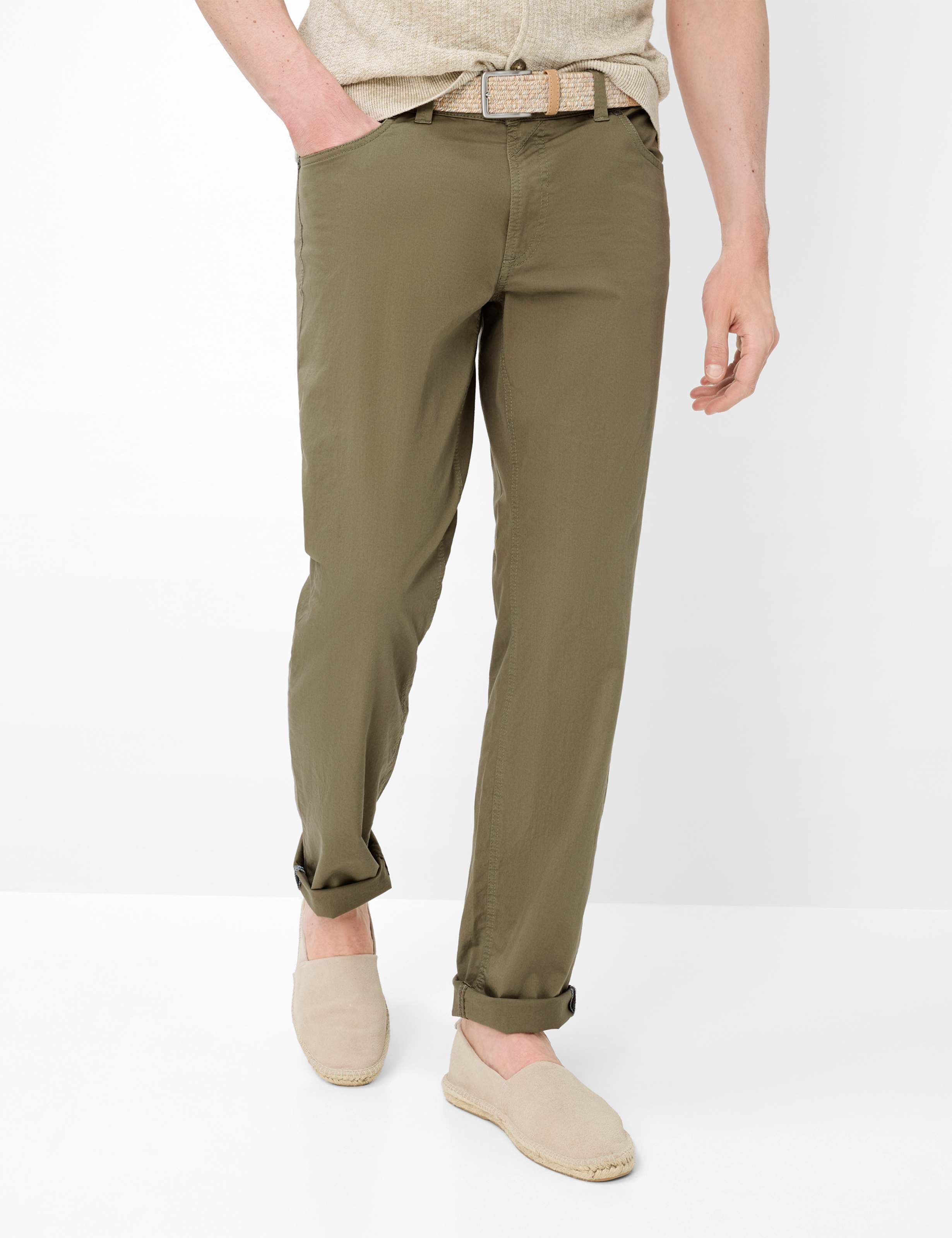 Thumbnail - Eurex by Brax Herren Hose Style LUKE KHAKI Grün Khaki, grün - khaki, Gr. 25