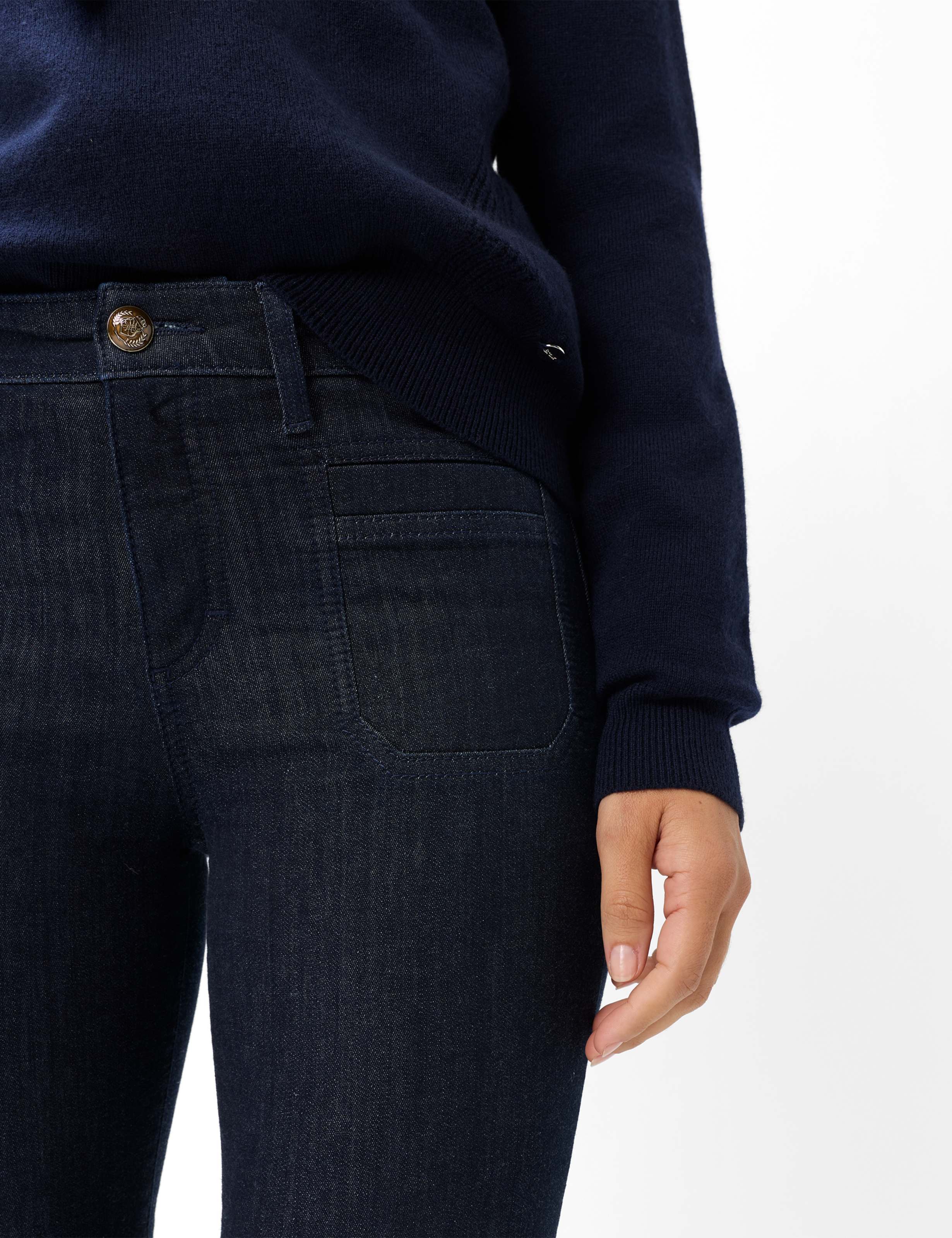 Dames Style SHAKIRA Denim Donkerblauw Slim Fit Detail 2