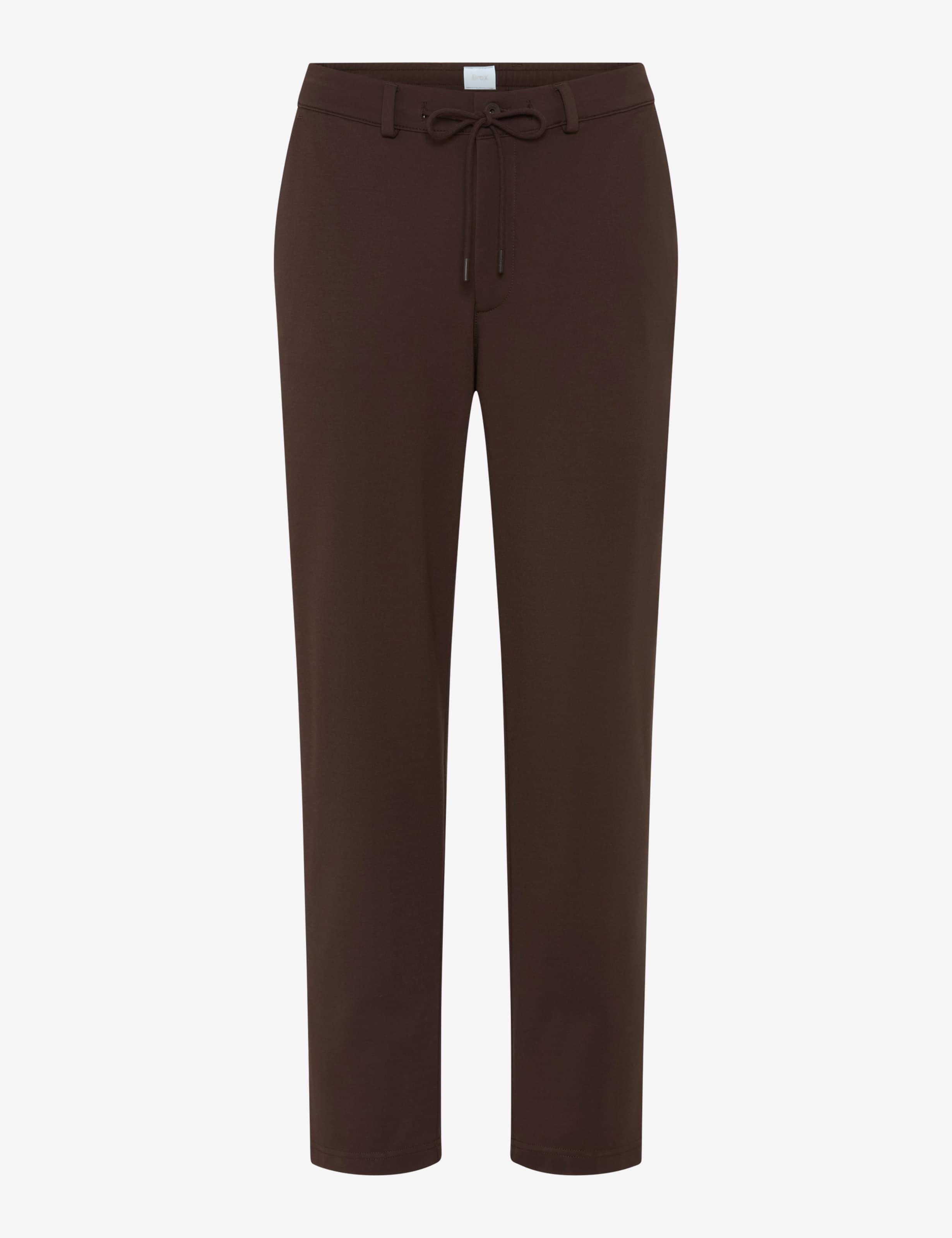 Homme Style PERCY Marron Foncé Relaxed Fit Détourage avant