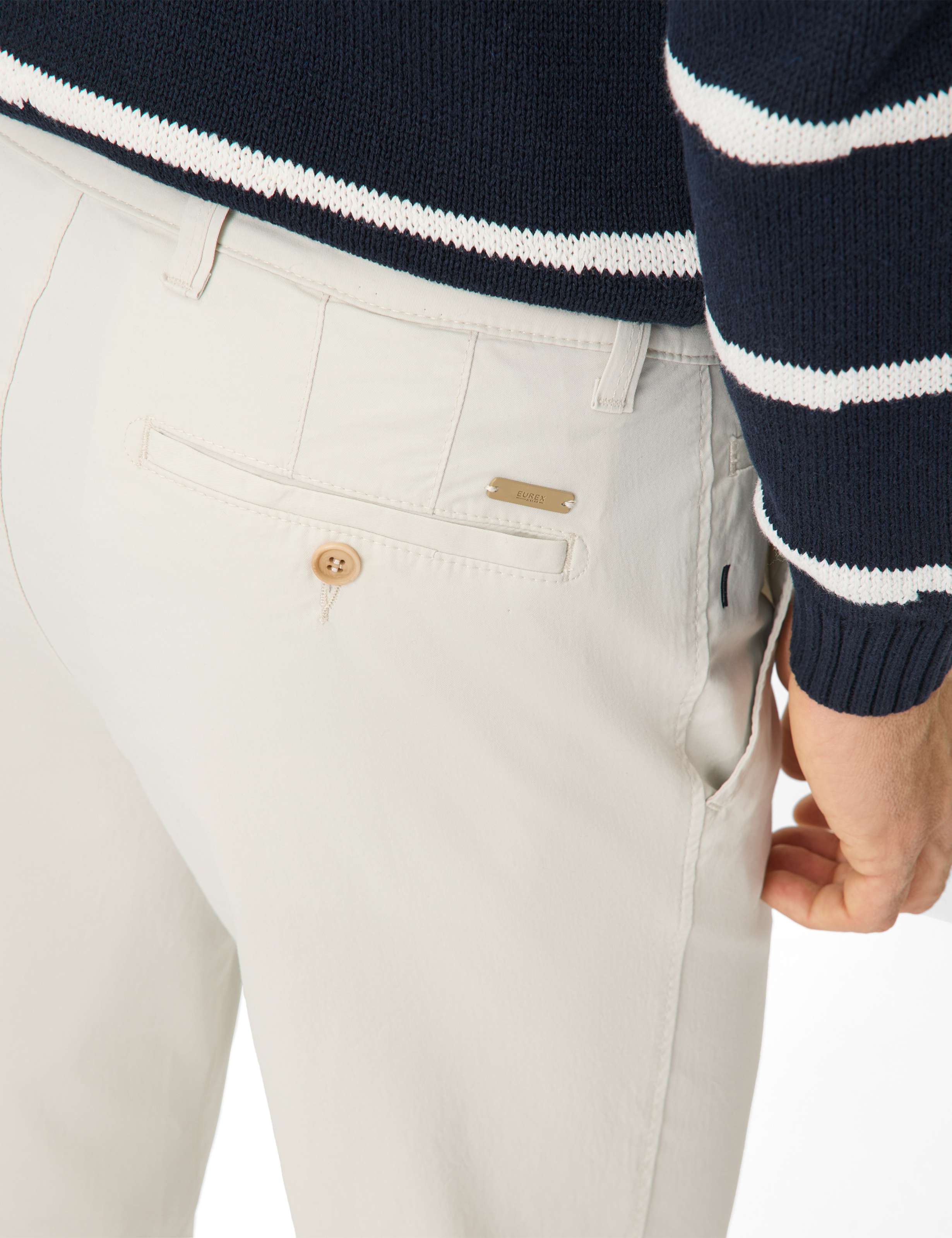 Herren Style JIM Hellbeige Regular Fit Detail 2