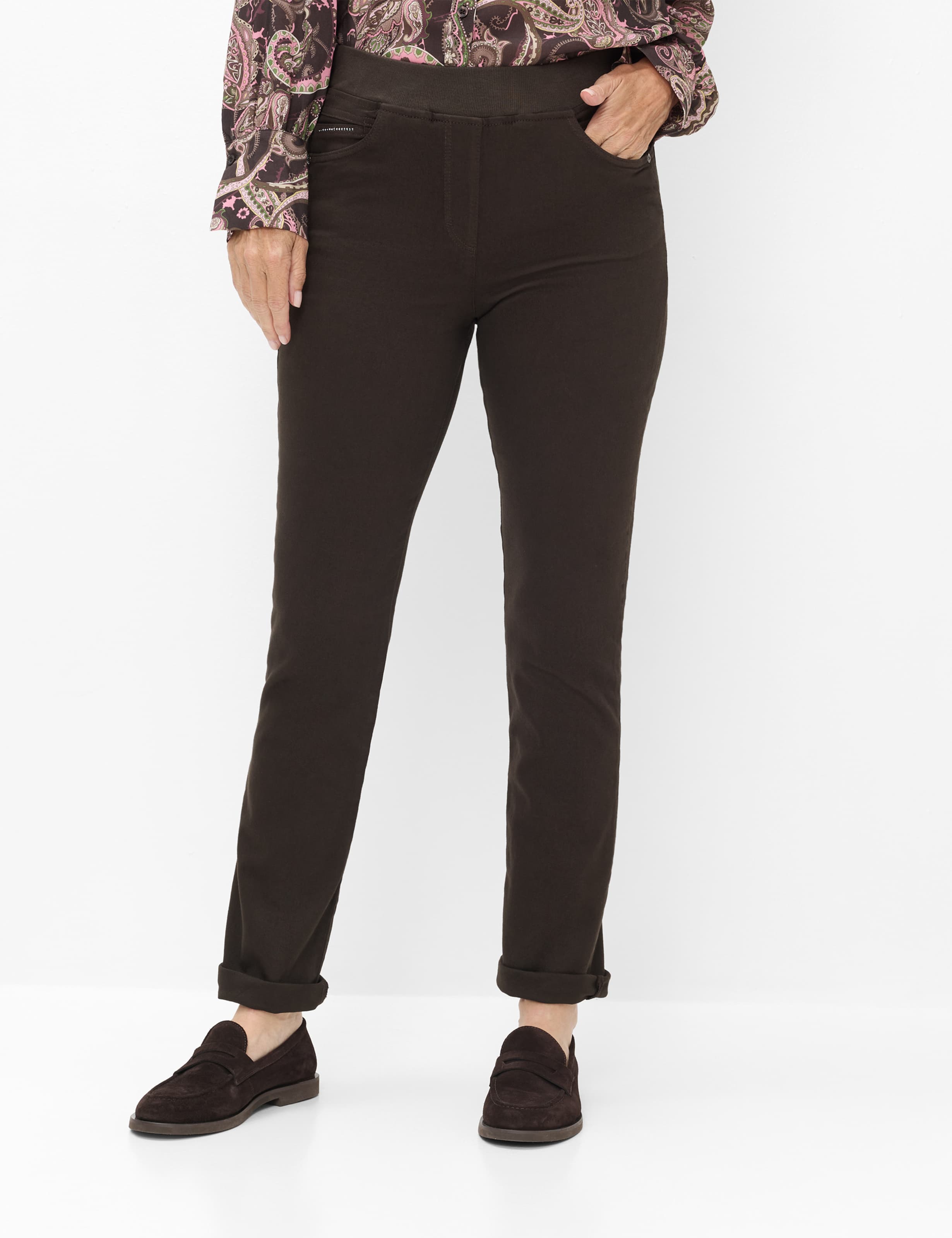Nuancer af brunt, Kvinder, SLIM, Style PAMINA, MODEL_FRONT_ISHOP