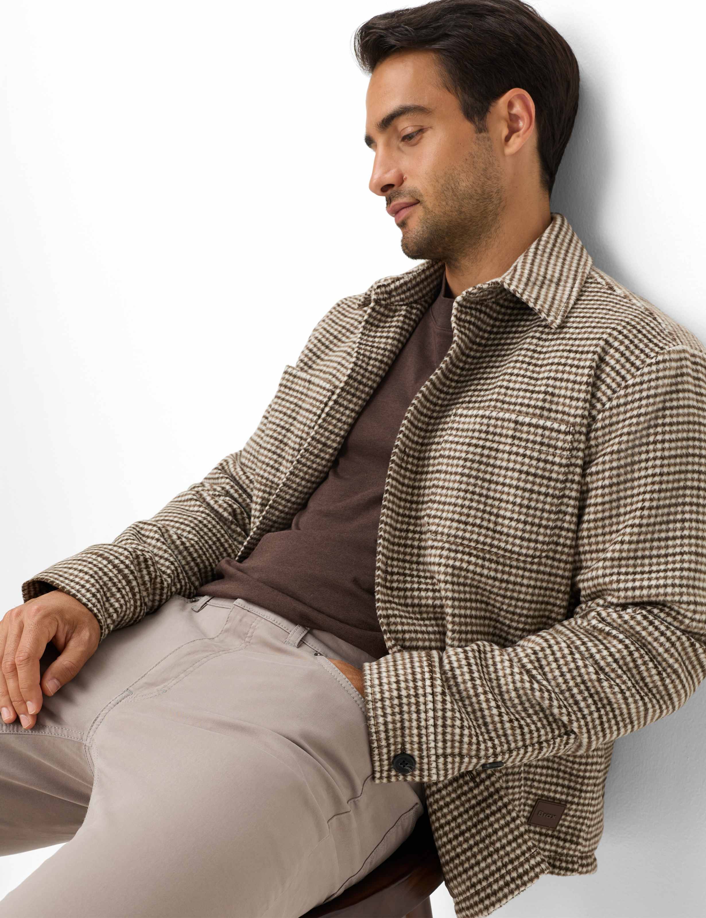 Men Style COOPER Light Gray Regular Fit Detail 1