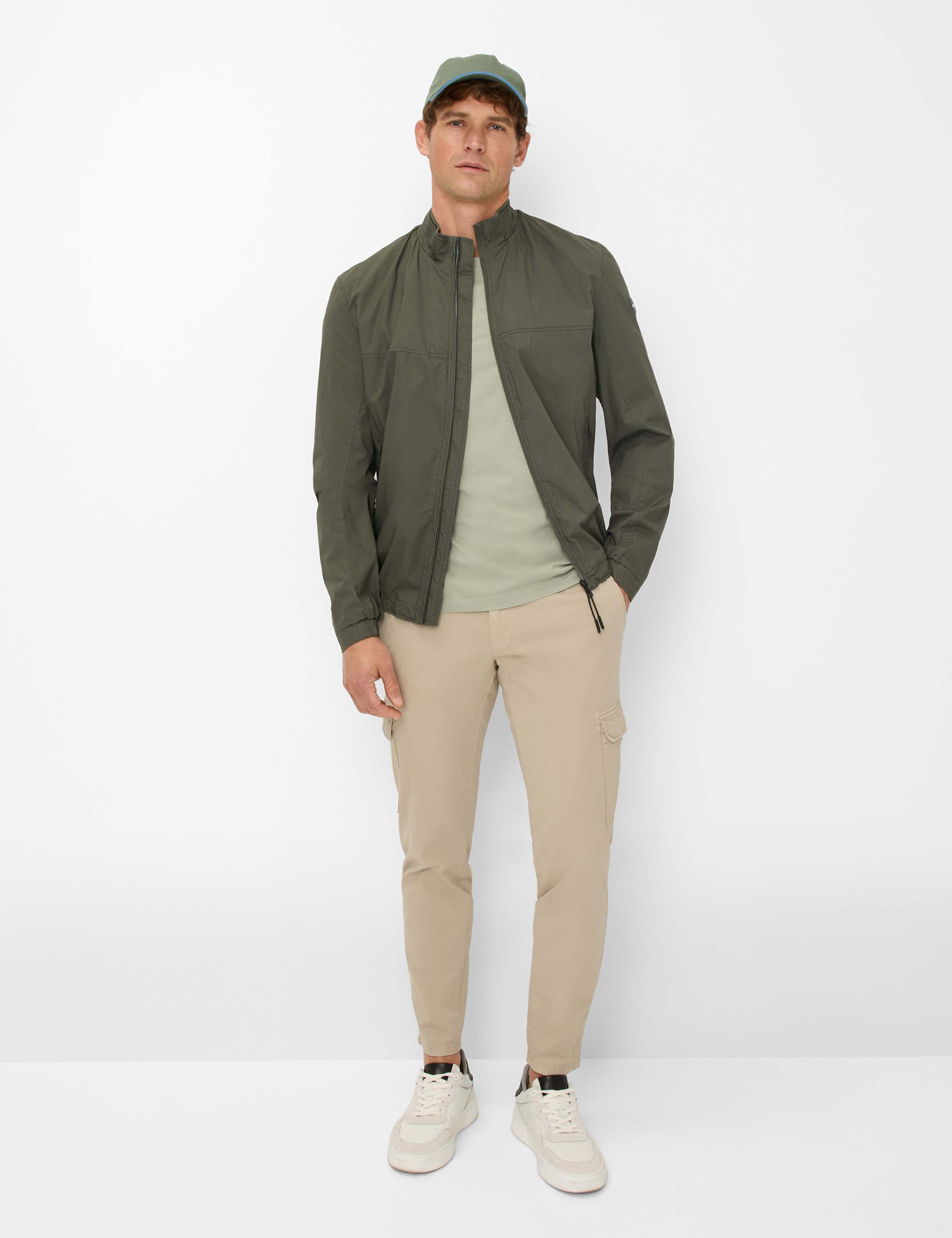 Men Style CALVIN Green - Olive  Model Outfit