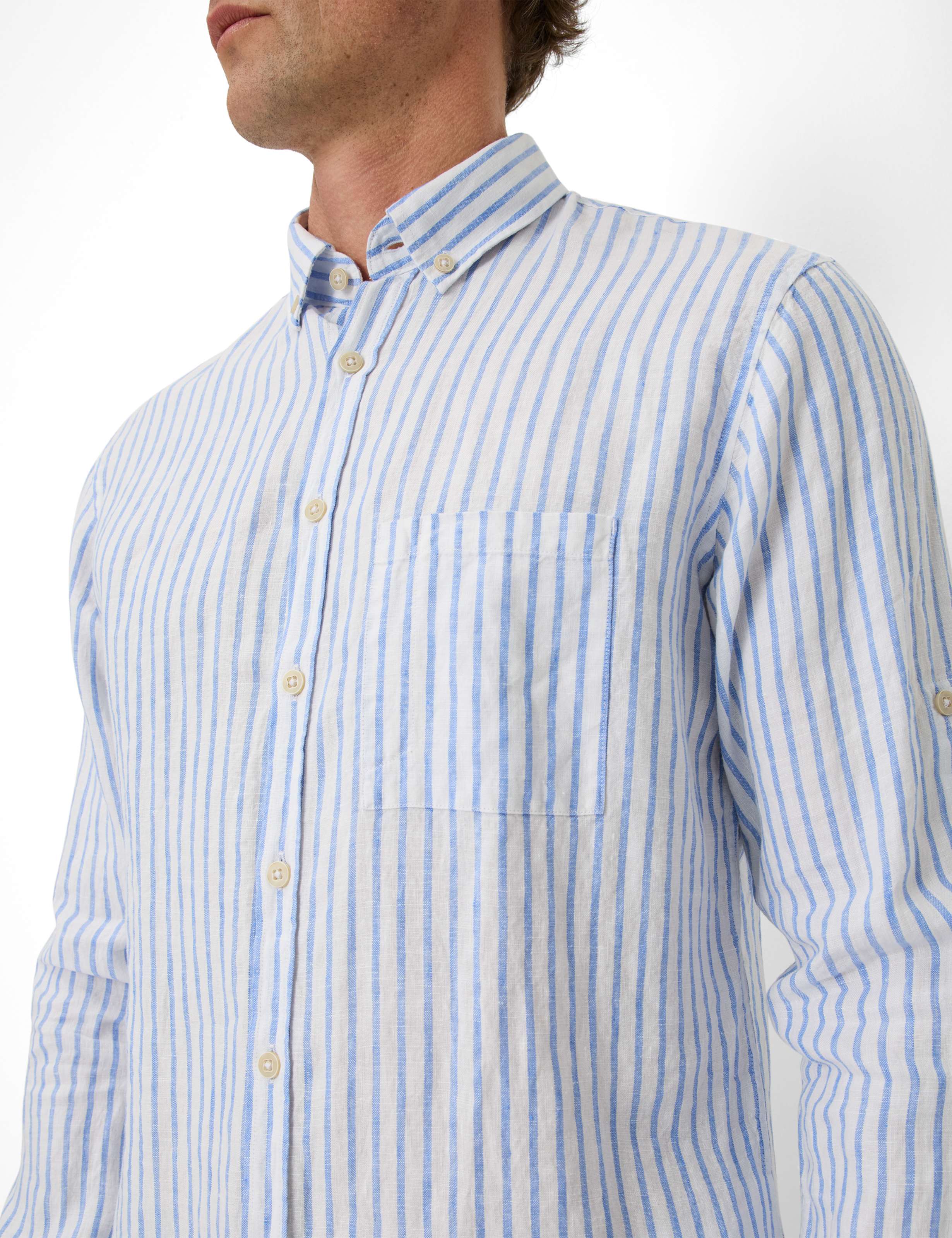 Homme Style DIRK Bleu Clair  Détail 2