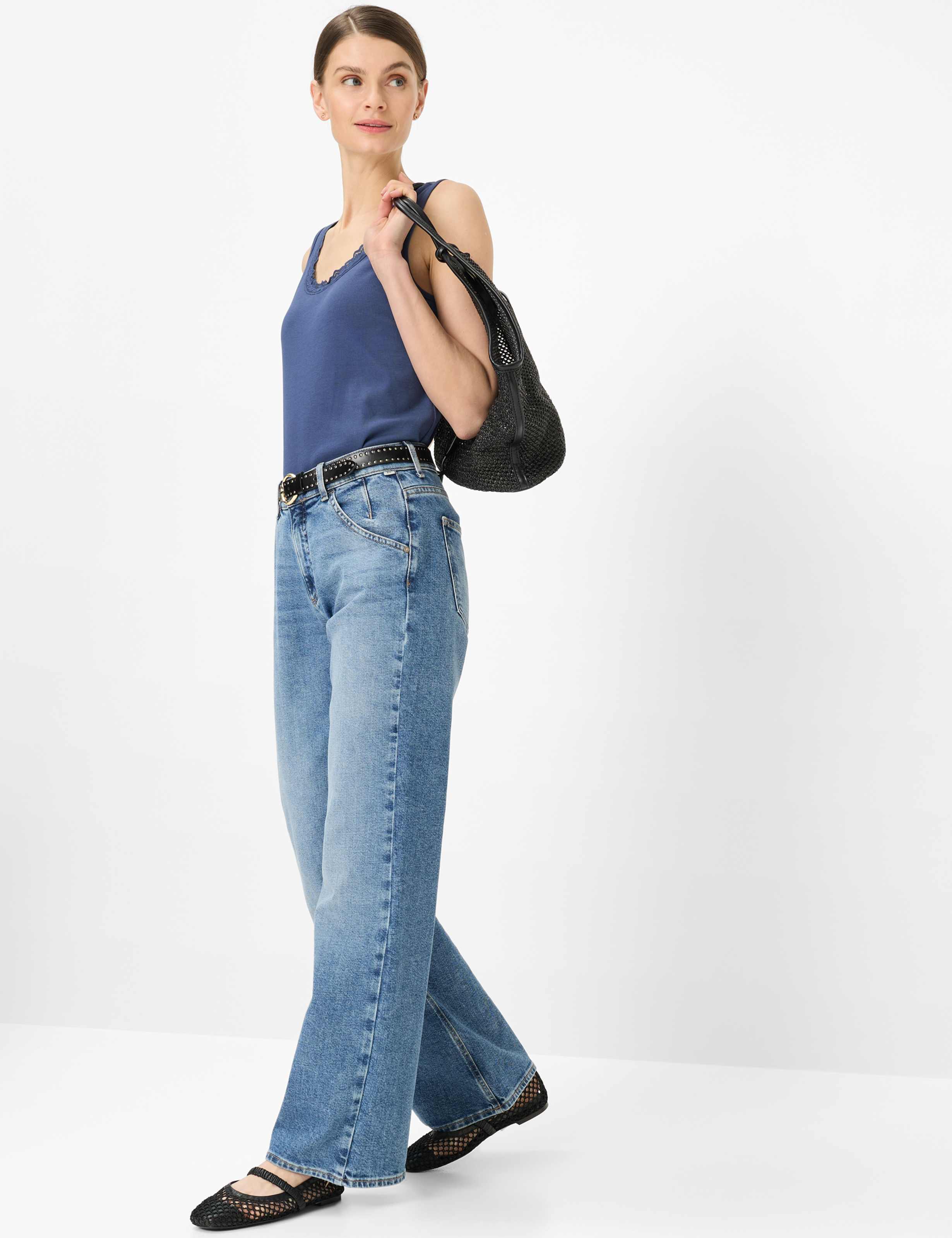 Dames Style IVY Blauw  Model outfit