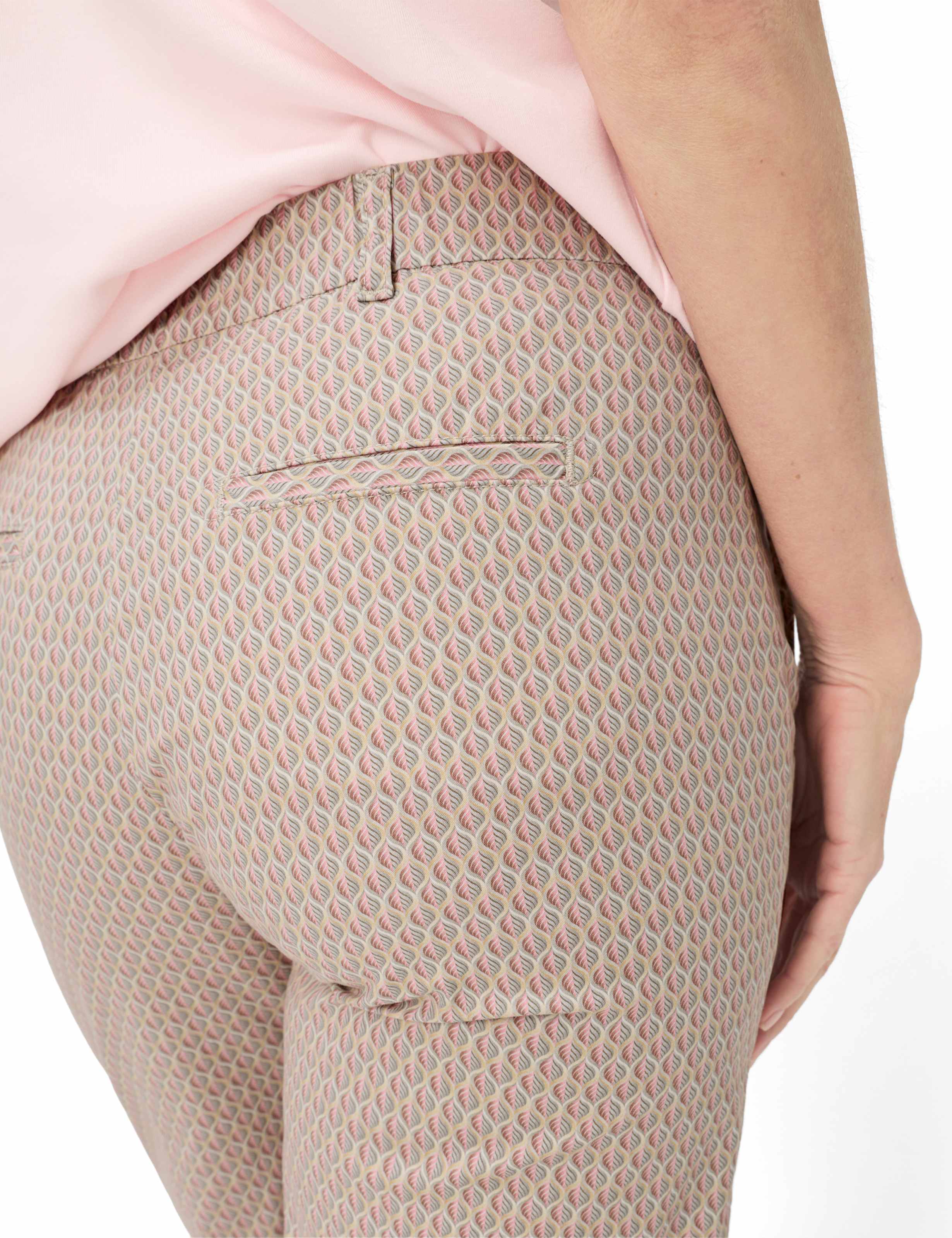 Damen Style PEGGY CULOTTE Rot Slim Fit Detail 2