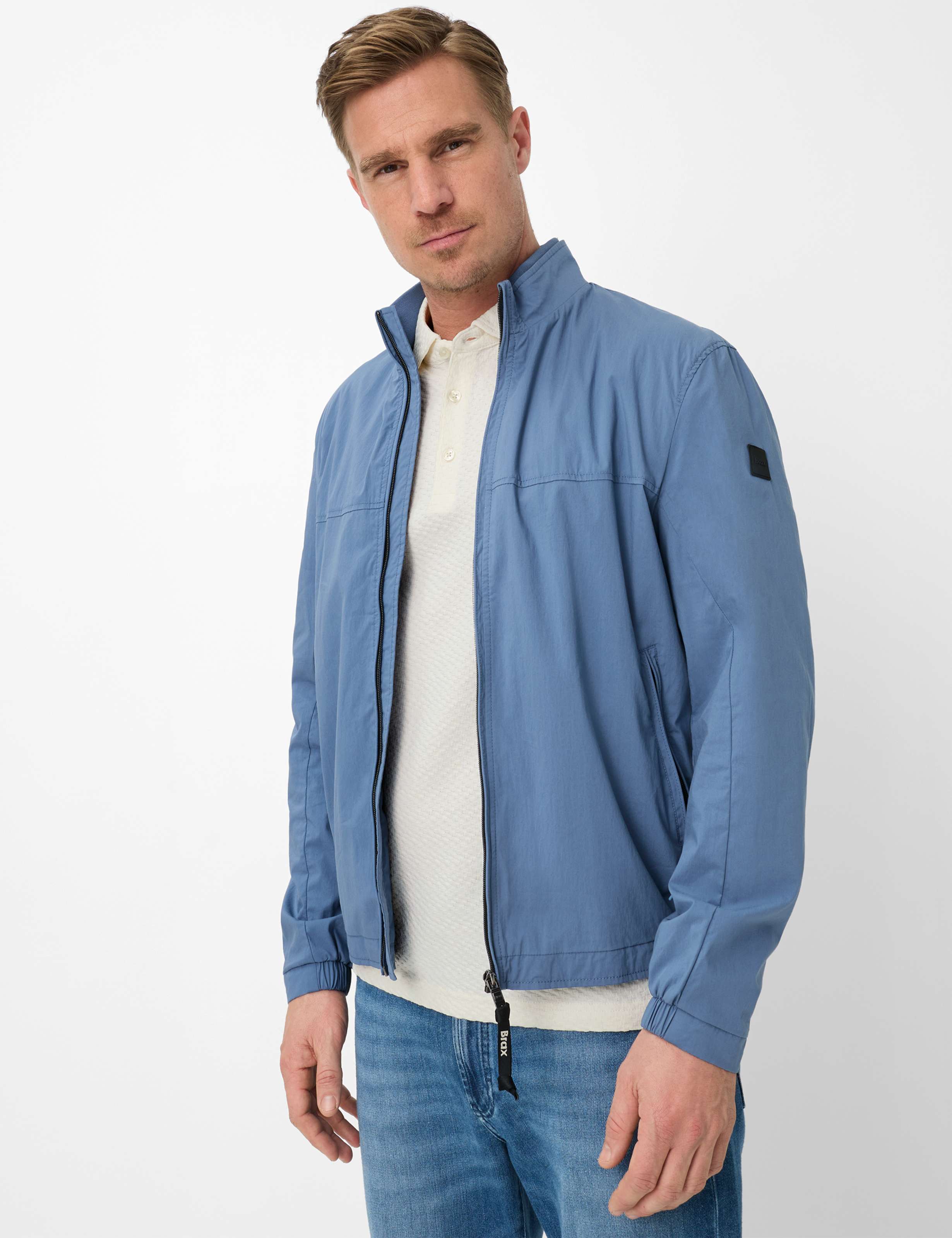 Thumbnail - Brax Herren Blouson Style CALVIN ocean, Blau, Gr. XXL