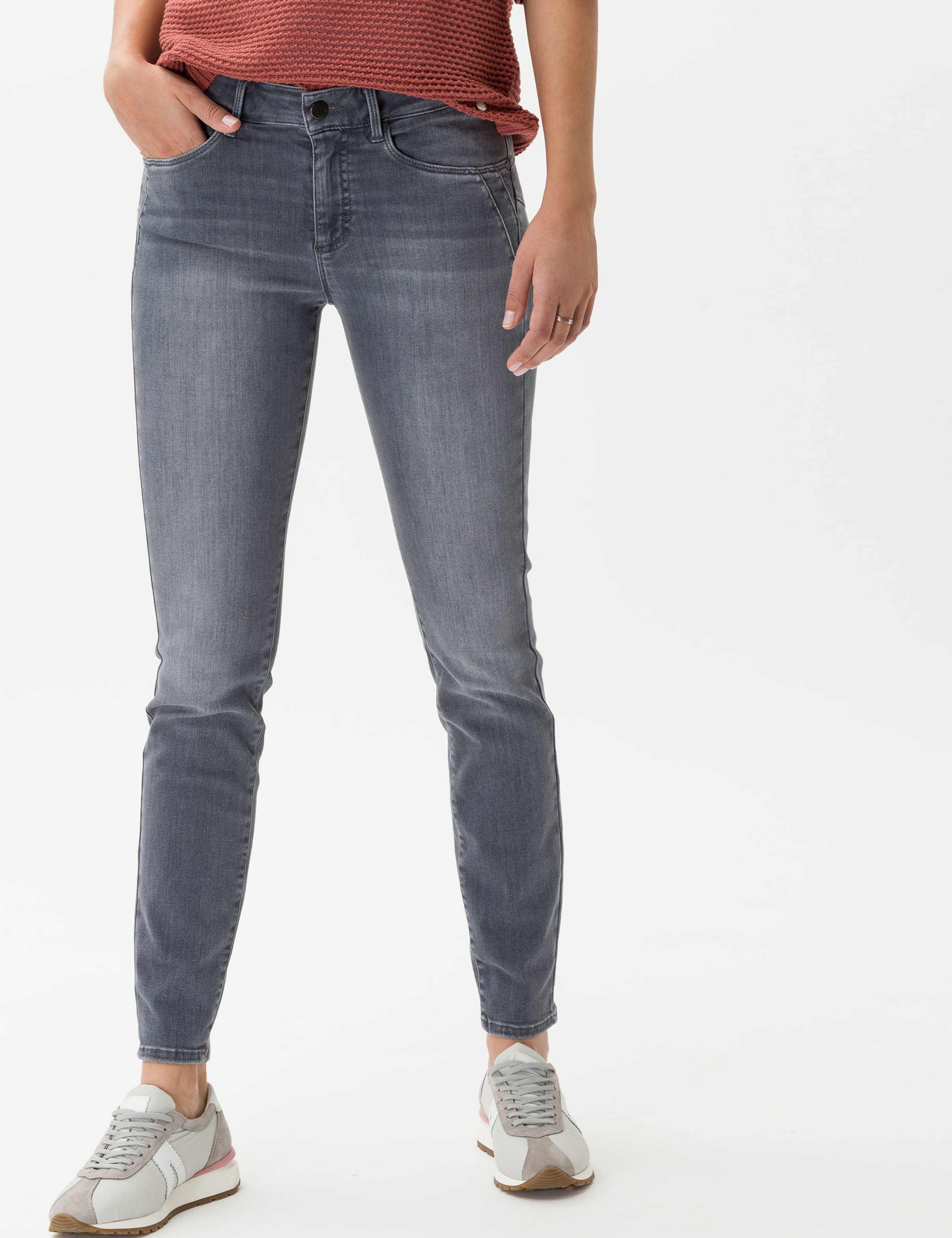Grautöne, Damen, SKINNY, Style ANA, MODEL_FRONT_ISHOP