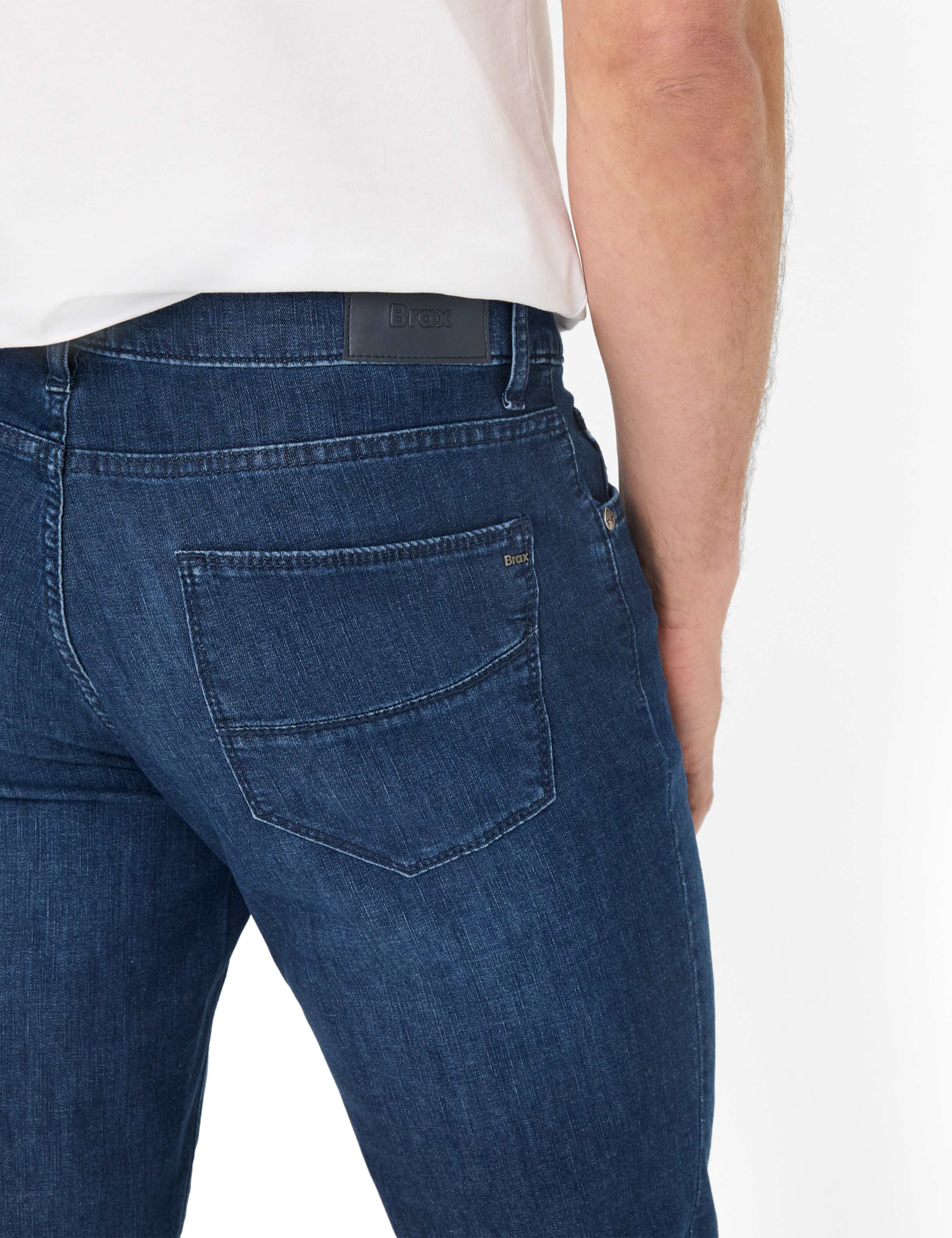 Men Style CADIZ Denim Dark Blue Straight Fit Detail 2