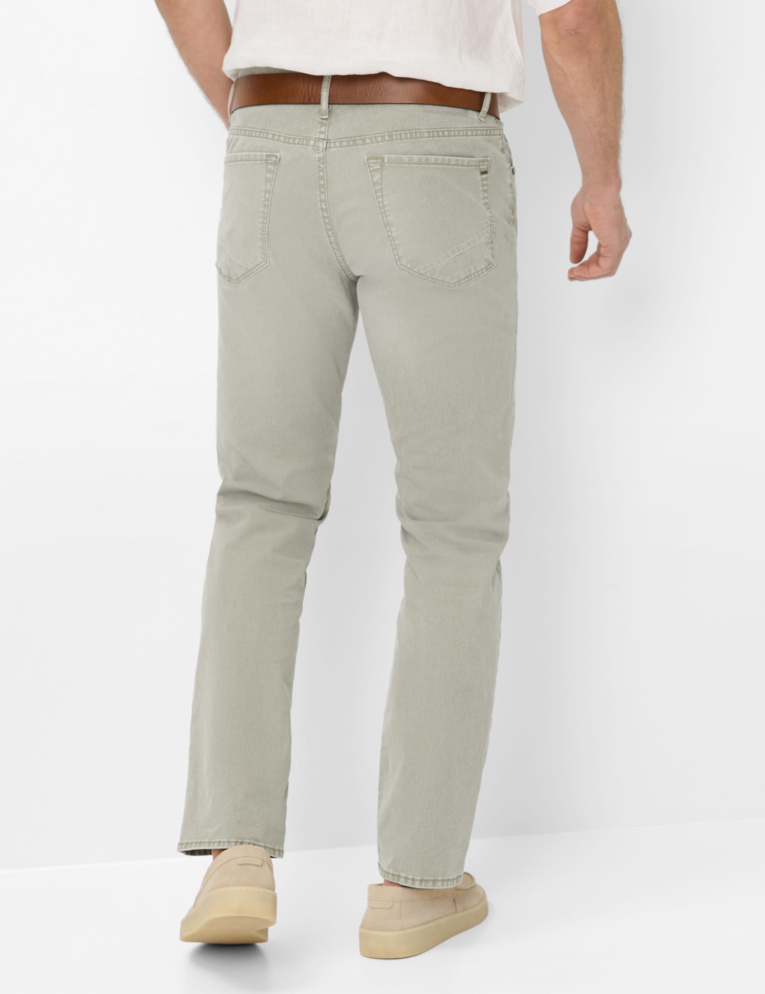 Men Style CHUCK Denim Light Green Modern Fit Model back