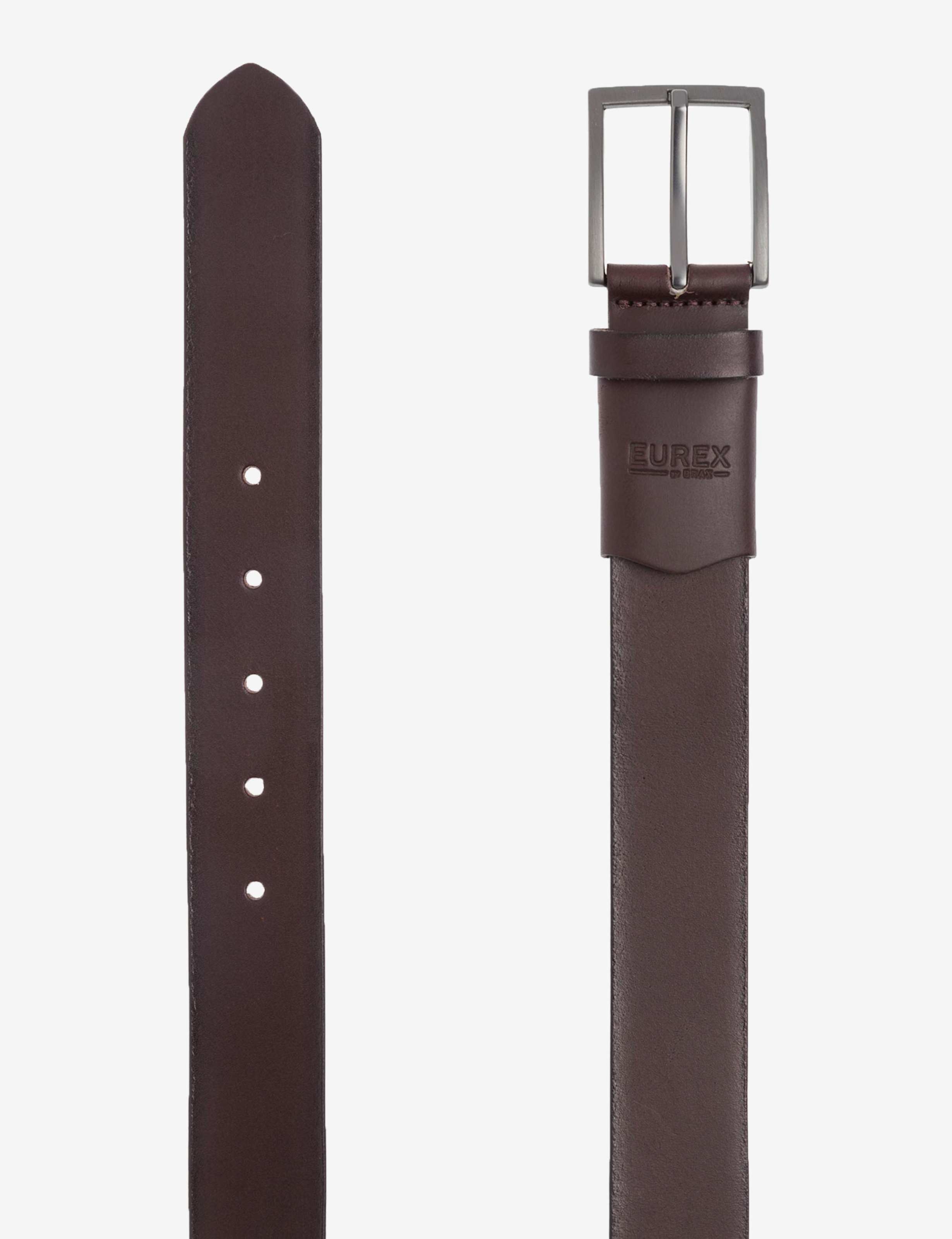 Homme Style CEINTURE POUR HOMME Marron Foncé  Détail 2