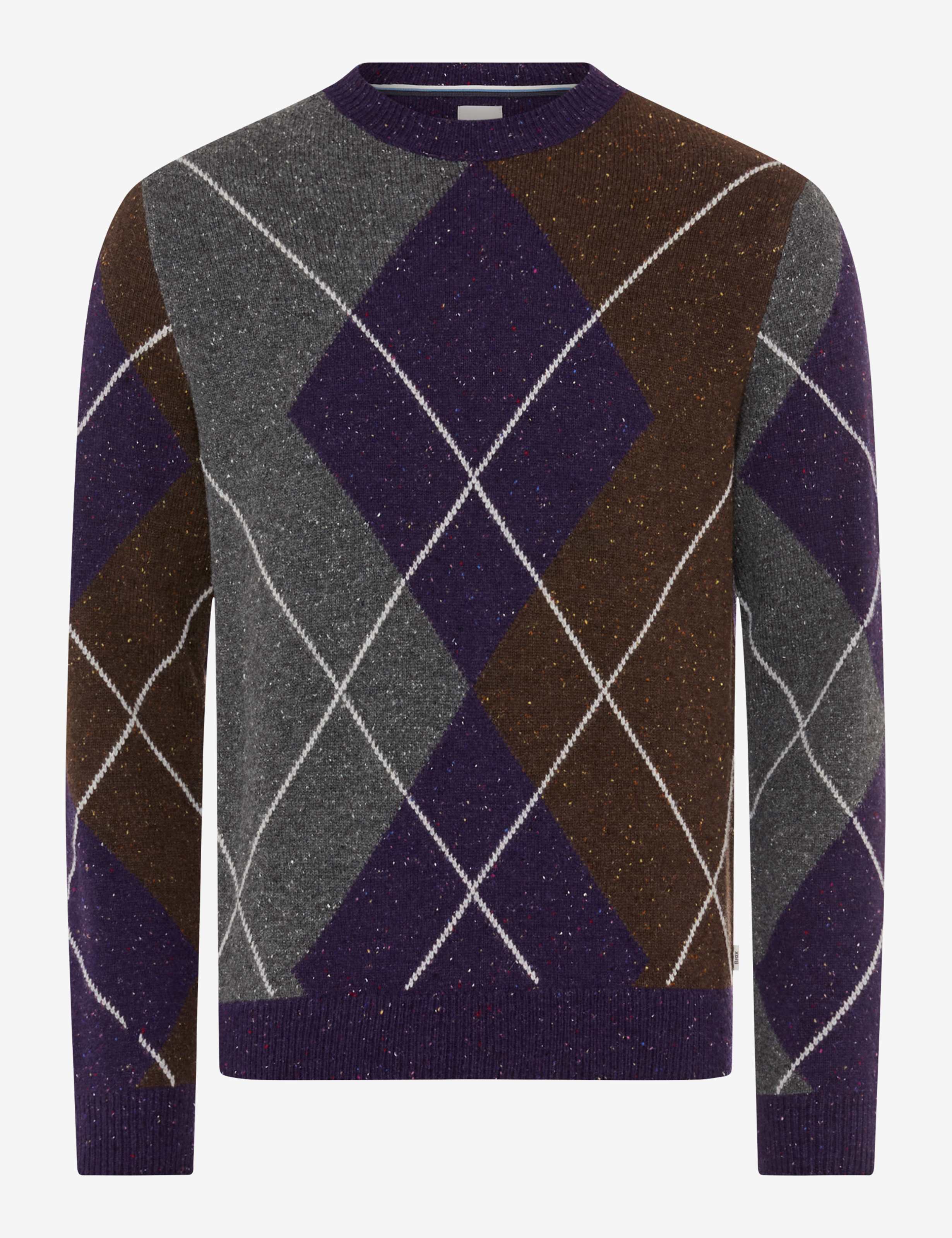 Herren Style RICK Dunkles Lila  Freisteller Front