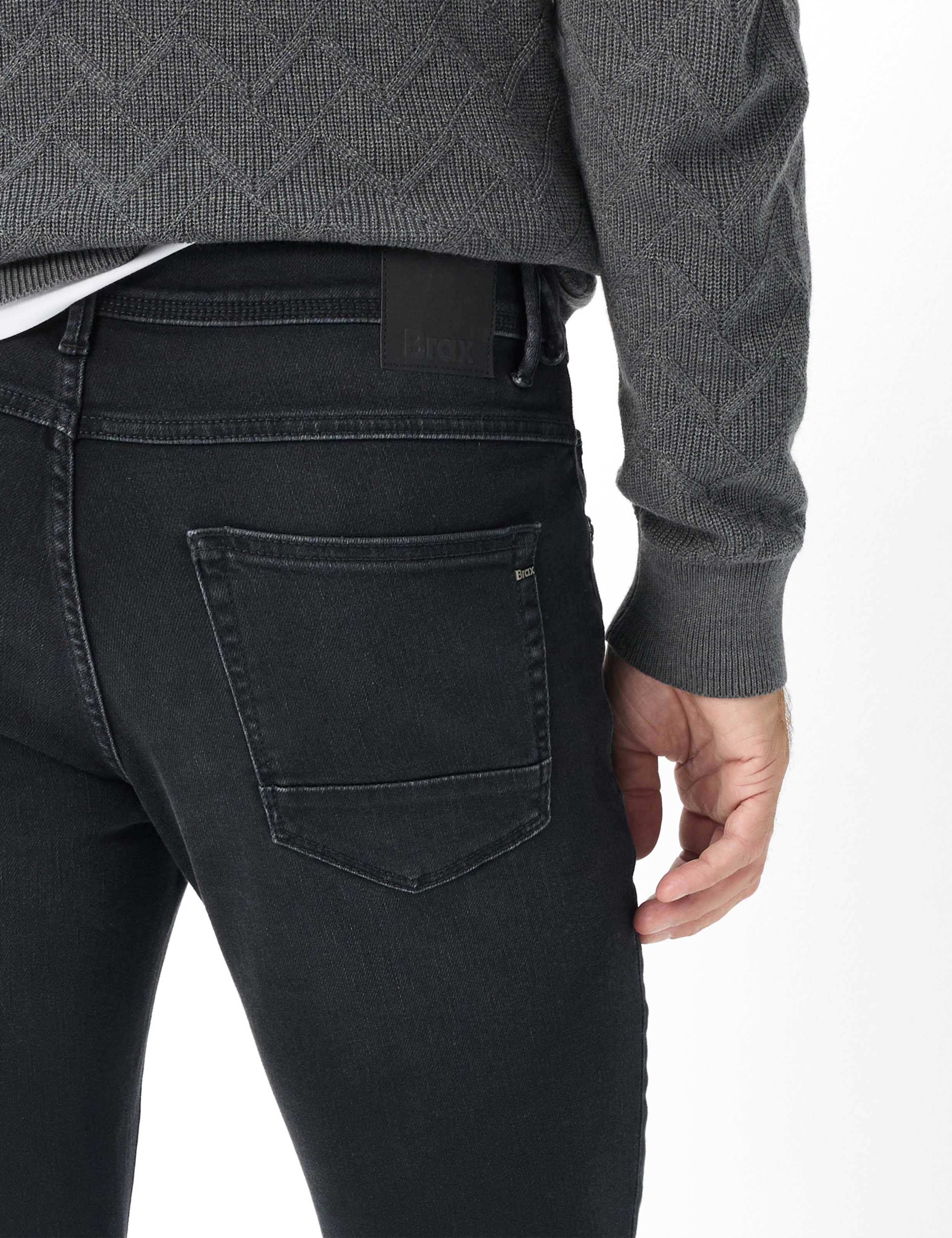 Men Style CHRIS Denim Dark Gray Slim Fit Detail 2