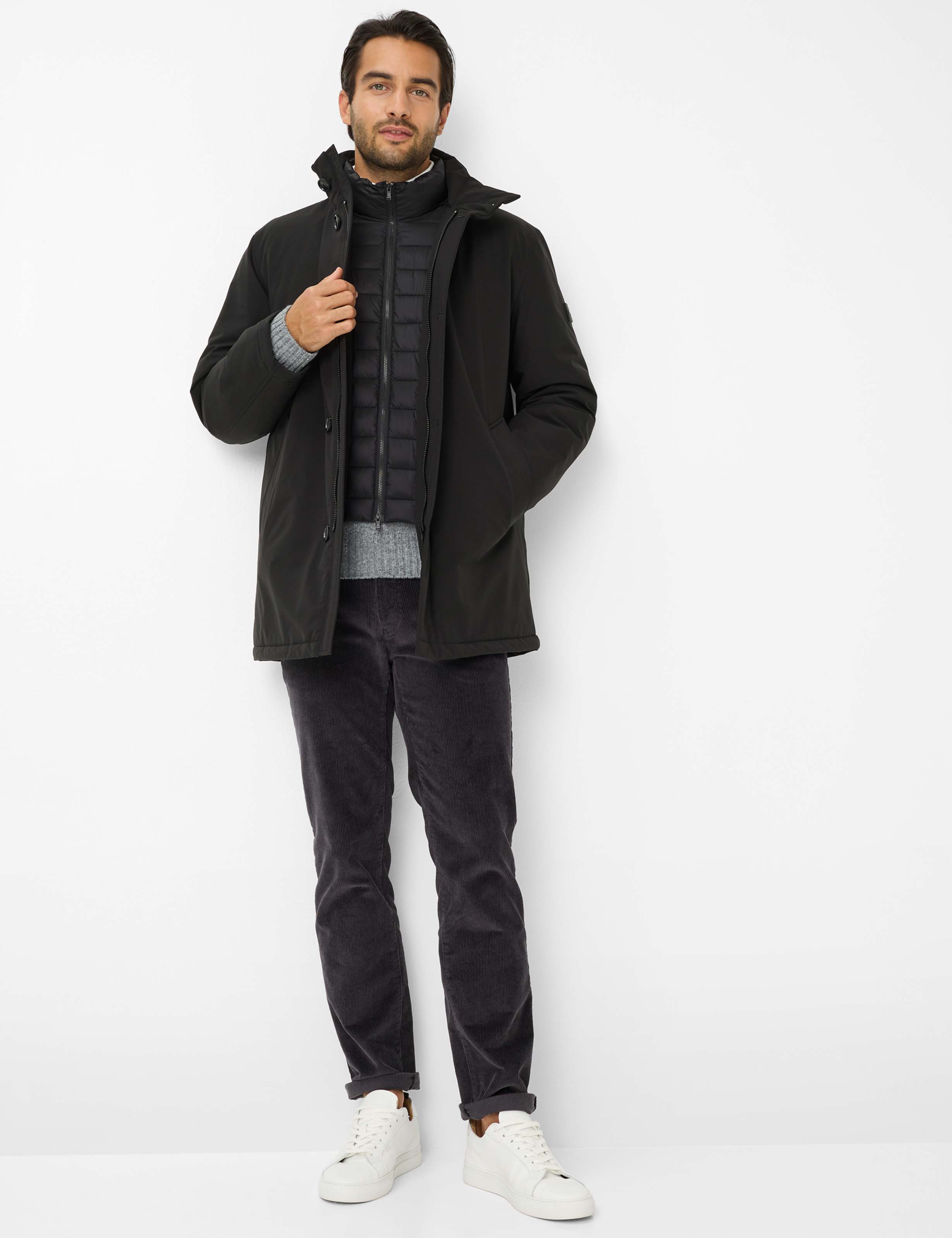 Herren Style GLEN Schwarz  Model Outfit
