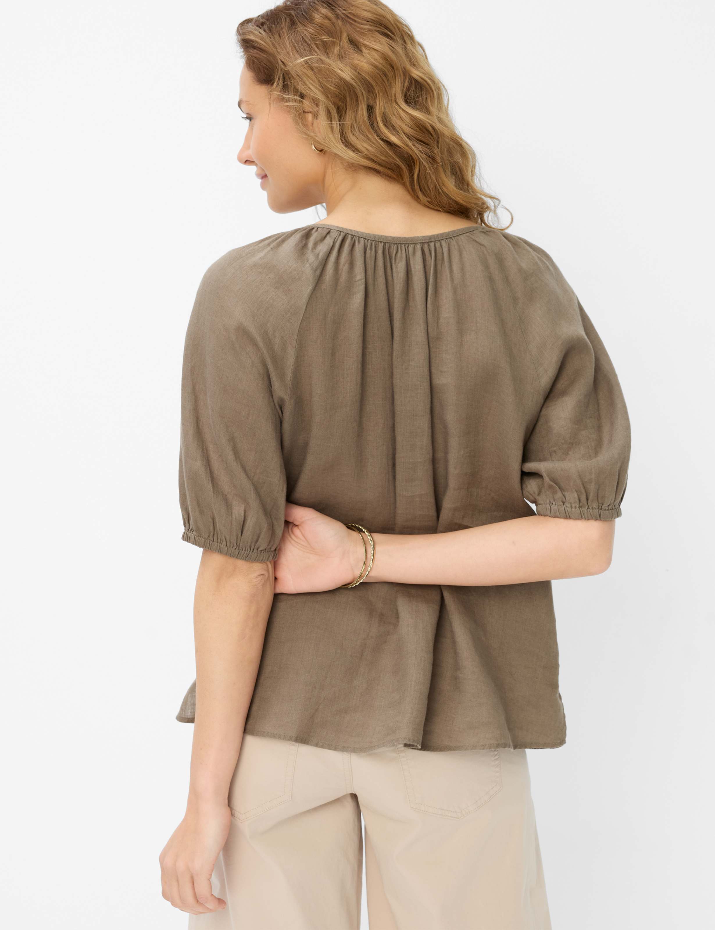 Women Style VIVA Green - Olive  Model back