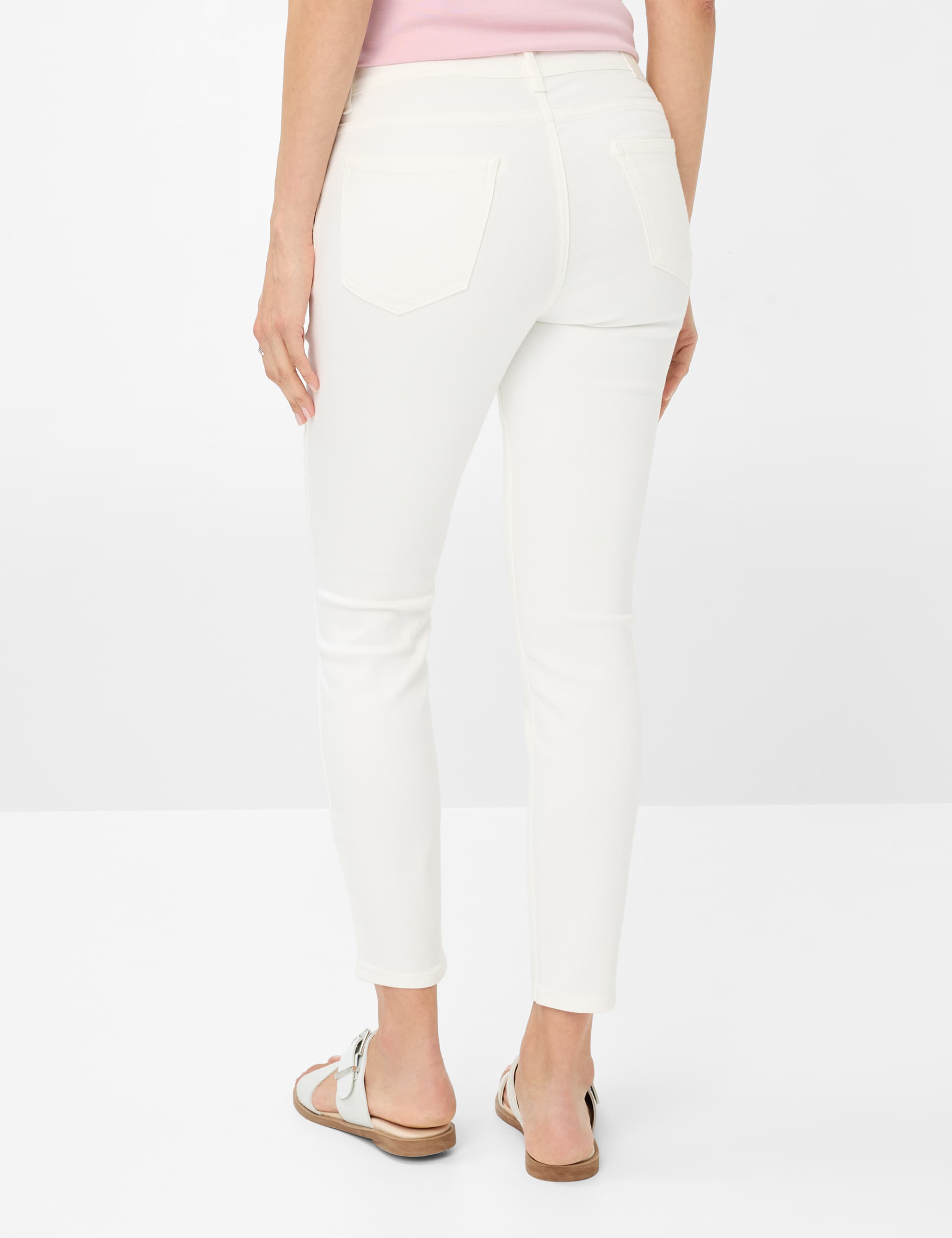 Thumbnail - Brax Damen Röhrenjeans Style SHAKIRA S OFFWHITE, cremeweiß, Gr. 40K