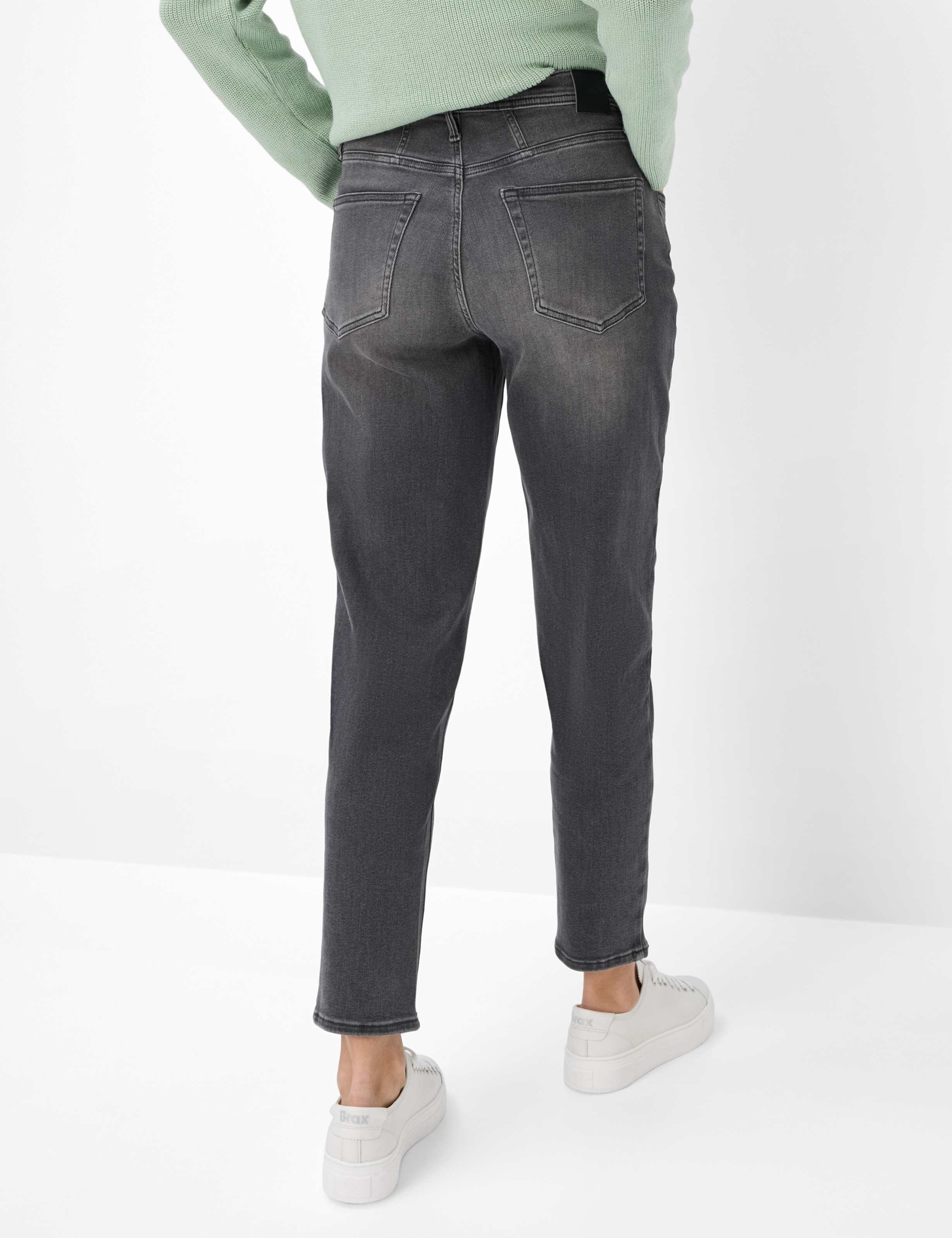 Femme Style MILEY S Denim Gris Moyen Relaxed Fit Dos mannequin