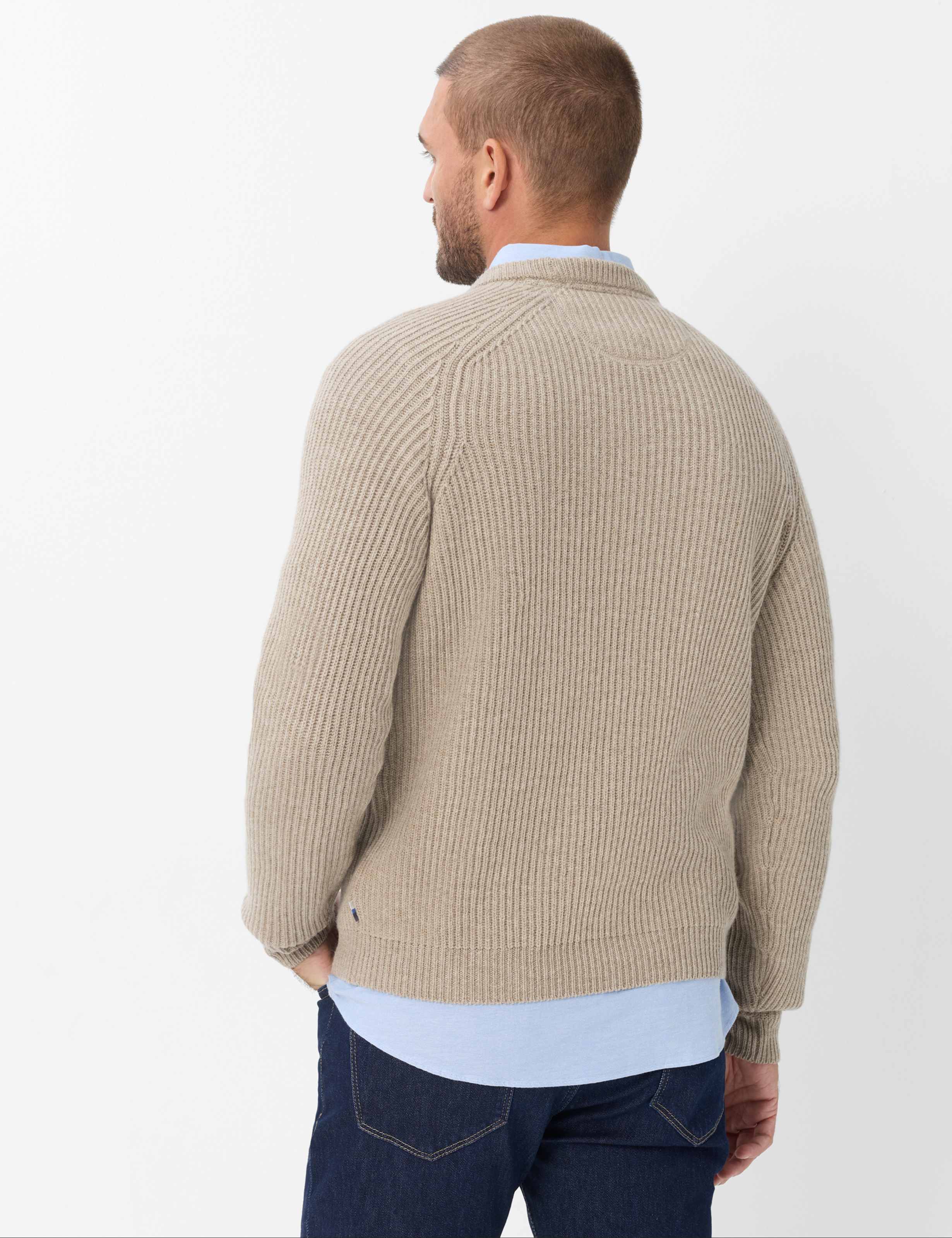 Herren Style ROCCO Hellbraun  Model Rueck