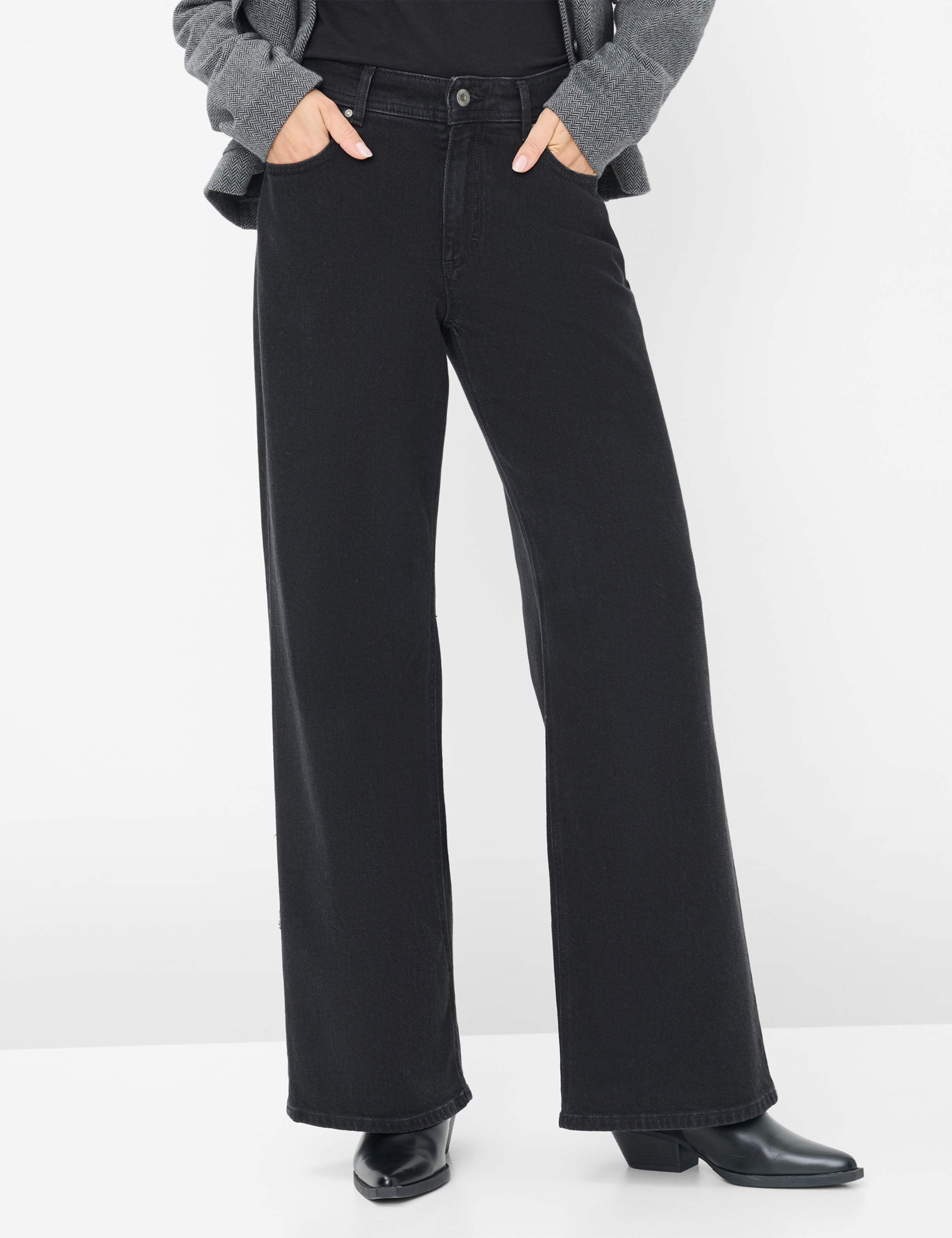 Thumbnail - Brax Damen Five-Pocket-Hose Style MORGAN CLEAN BLACK BLACK, denim schwarz, Gr. 34K