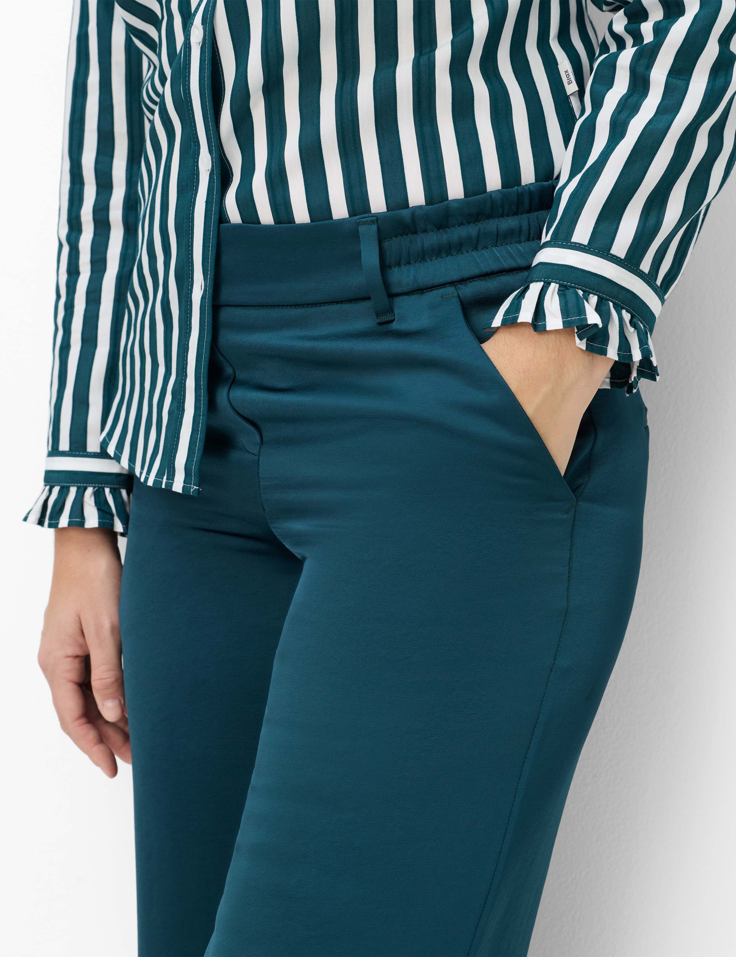 Femme Style MAINE Vert Wide Leg Détail 2