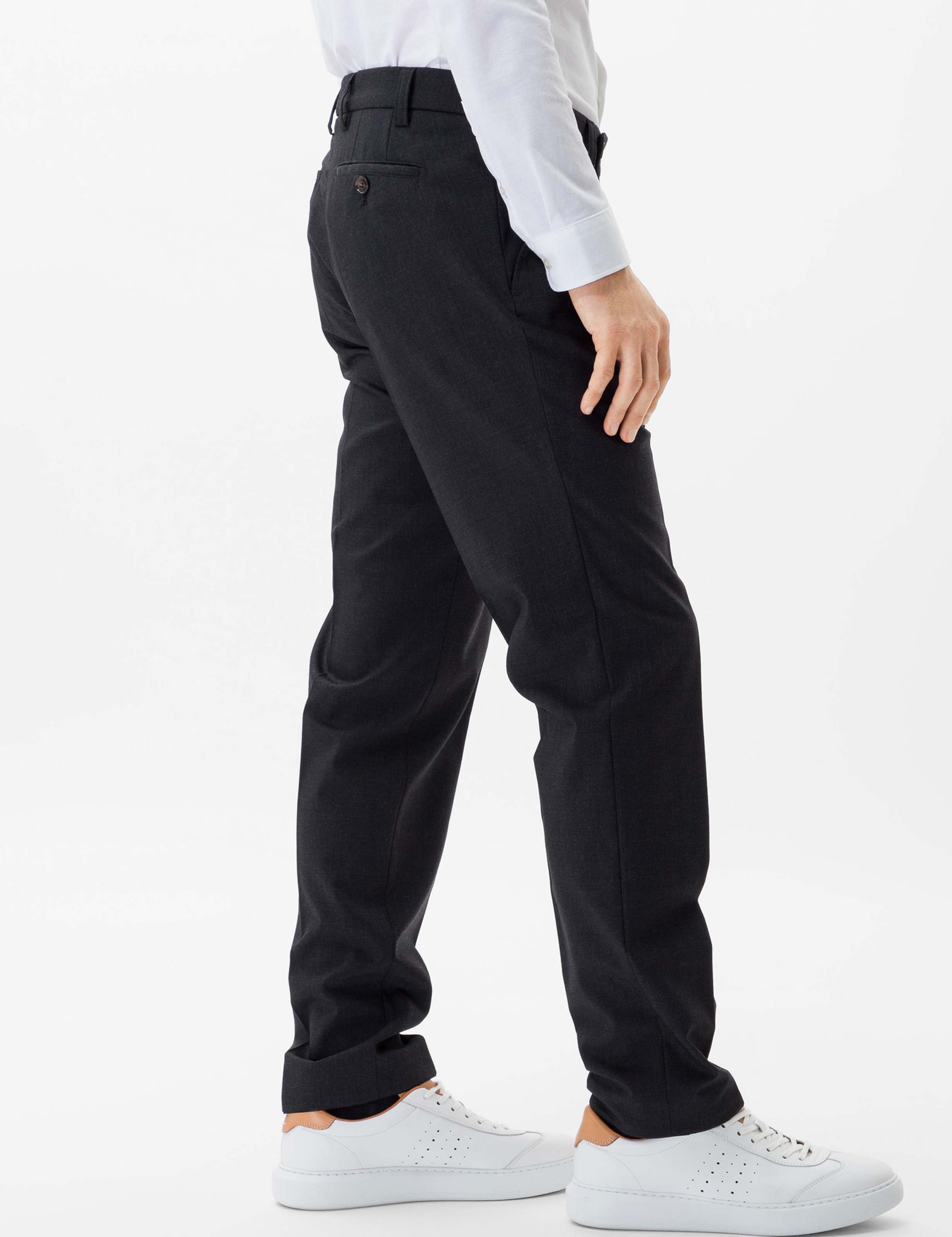 Men Style JAN Medium Gray Regular Fit Model back